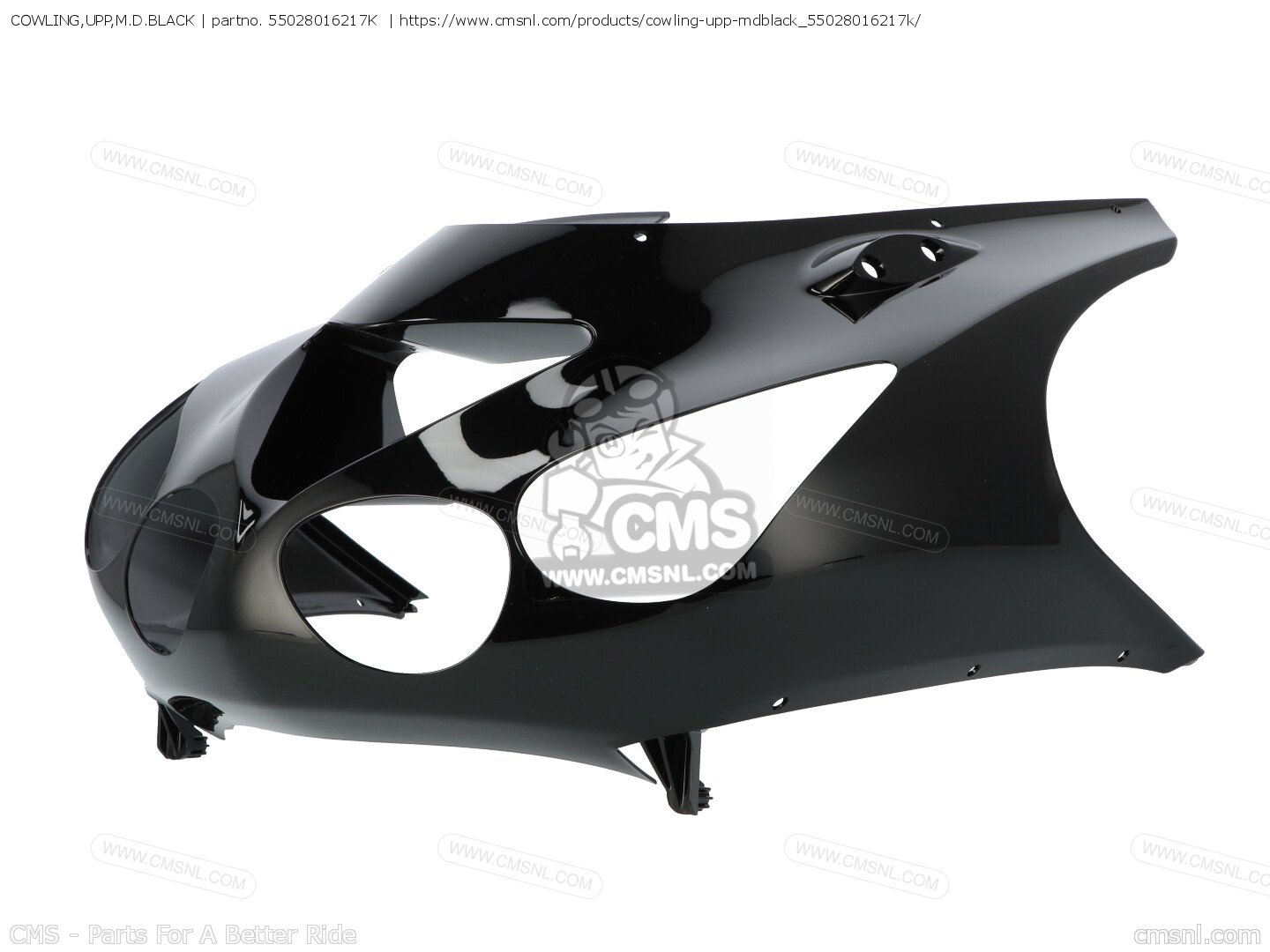 55028016217K: COWLING,UPP,M.D.BLACK Kawasaki - buy the 55028