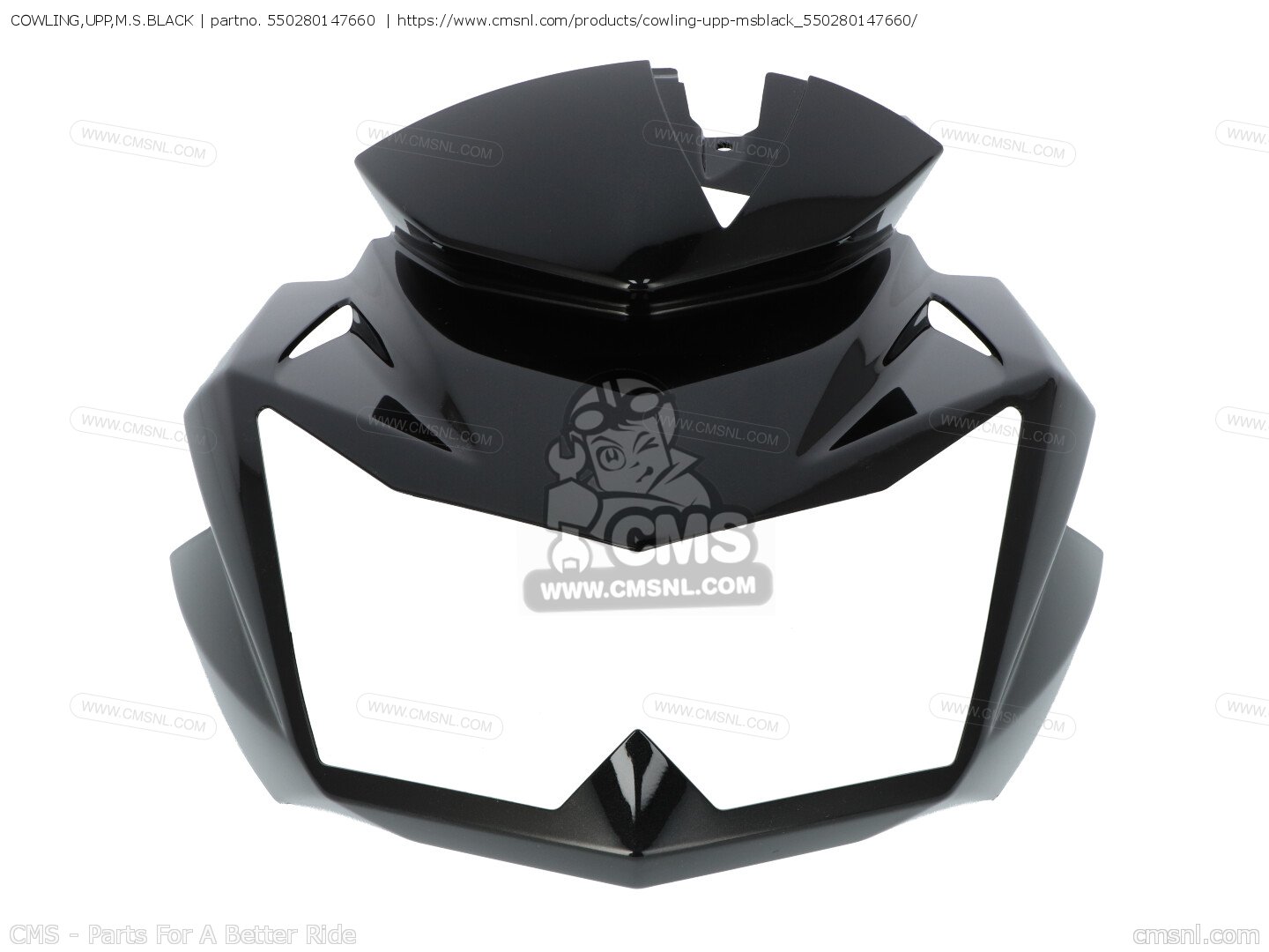 かき出品 550280147660: COWLING,UPP,M.S.BLACK Kawasaki - buy the 55028