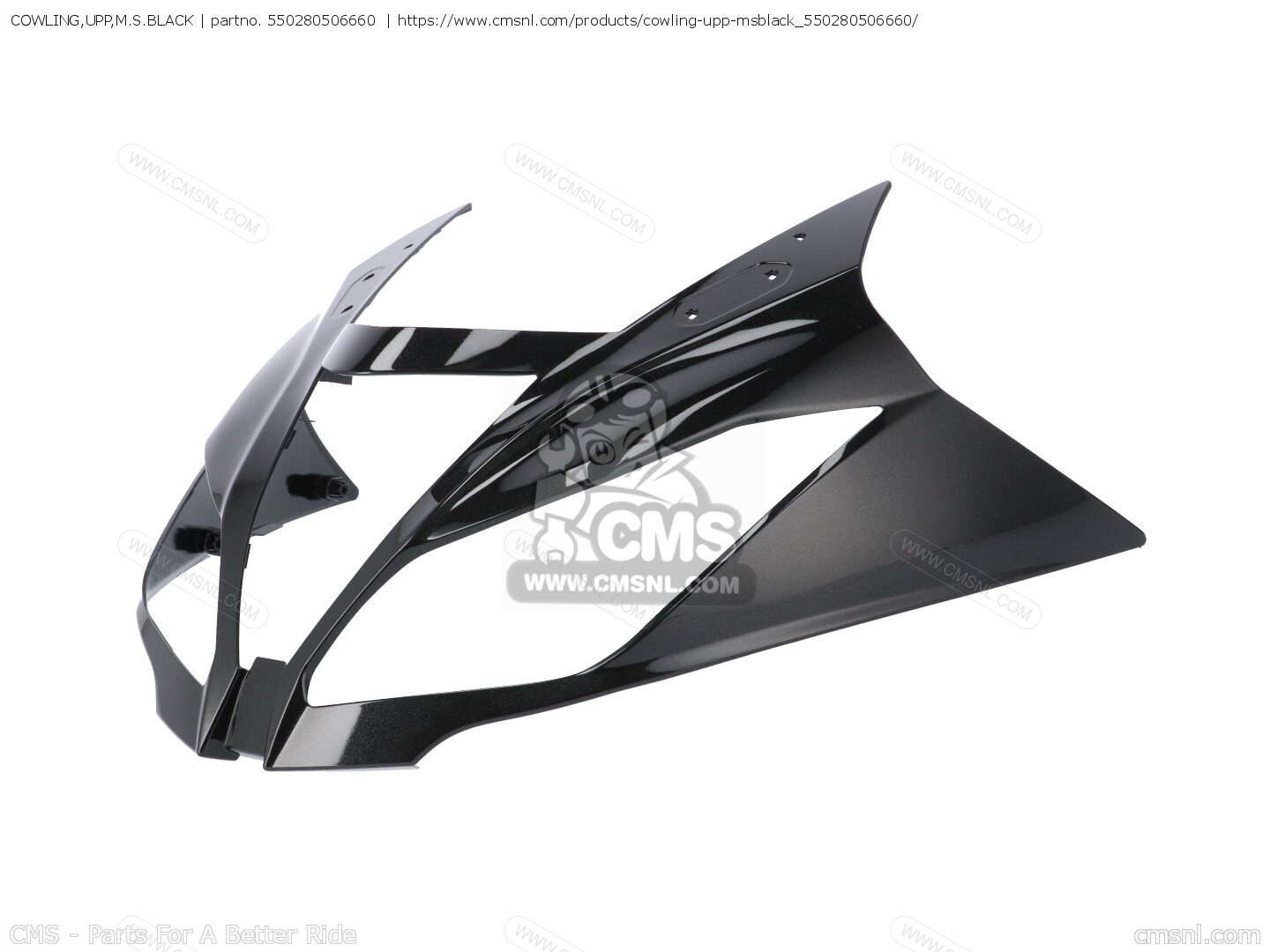 550280506660: COWLING,UPP,M.S.BLACK Kawasaki - buy the 55028