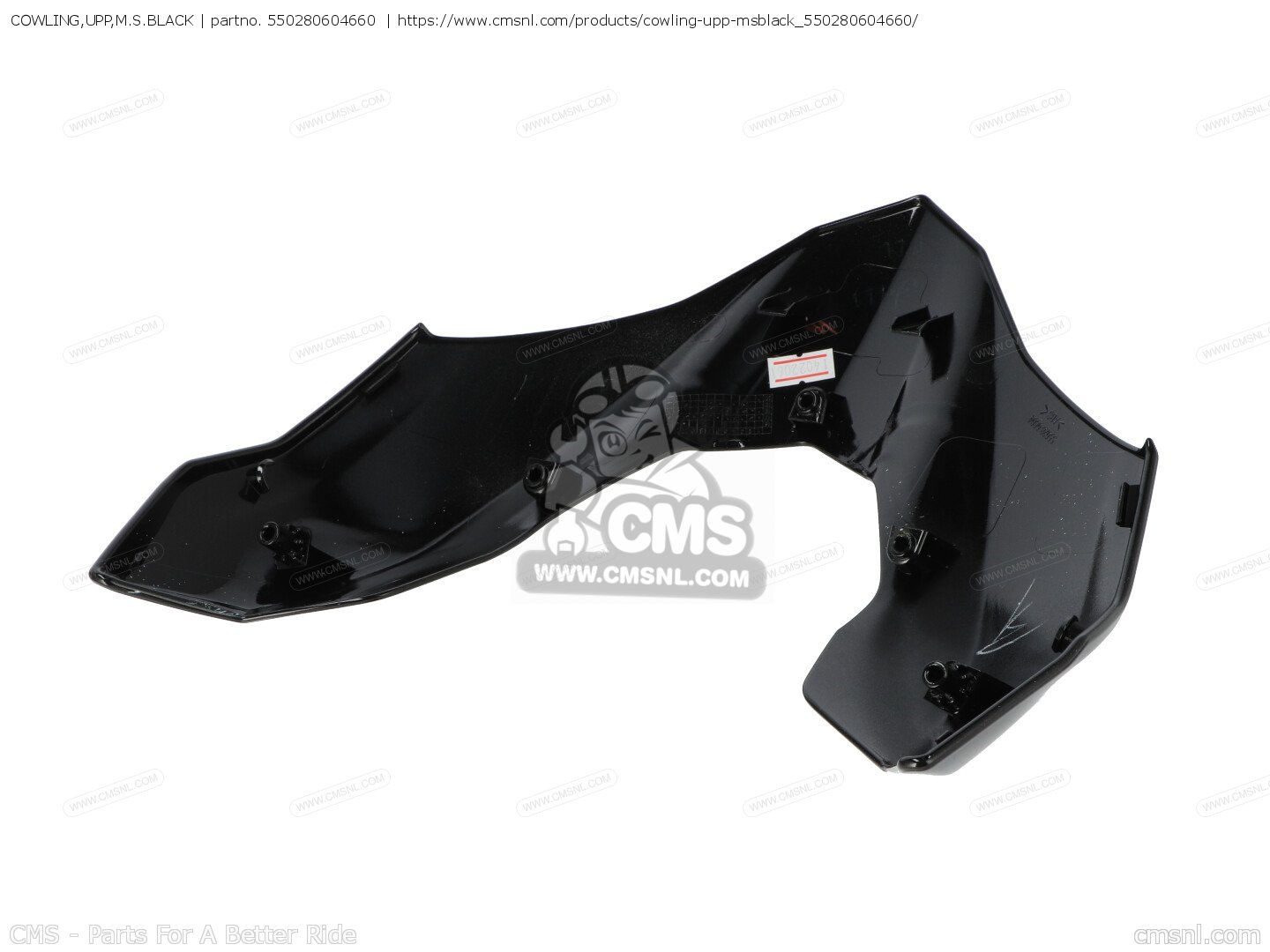 550280604660: COWLING,UPP,M.S.BLACK Kawasaki - buy the 55028