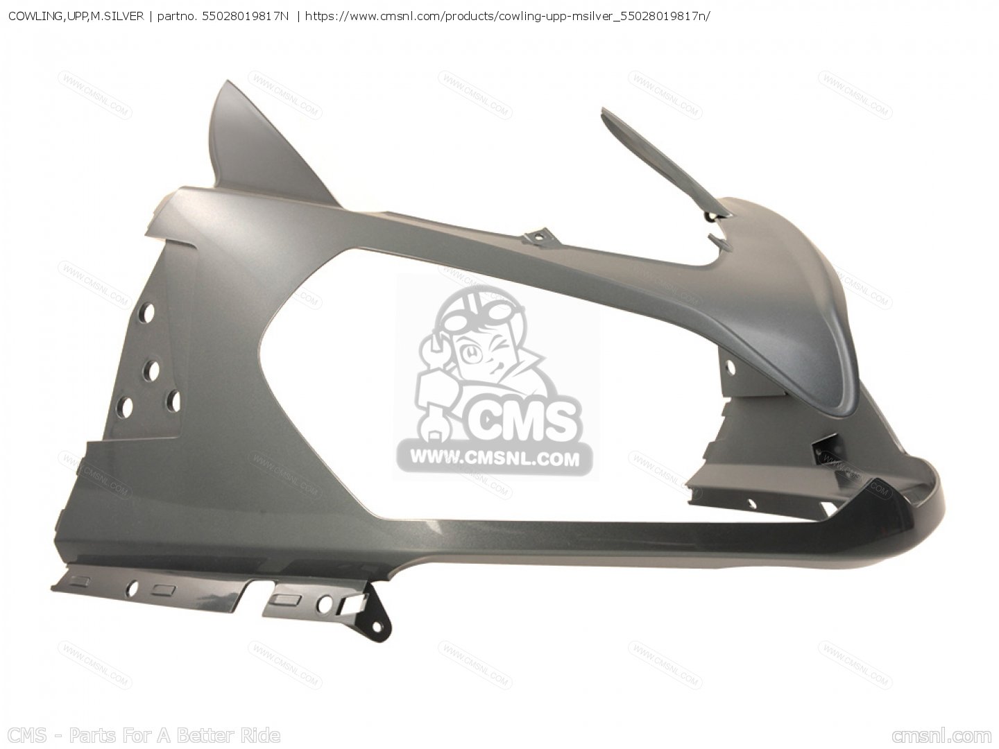 【海外配送可】【送料無料】 Kawasaki COWLING,UPP,N.SILVER 55028019817N: - 55028 the buy ダーツ