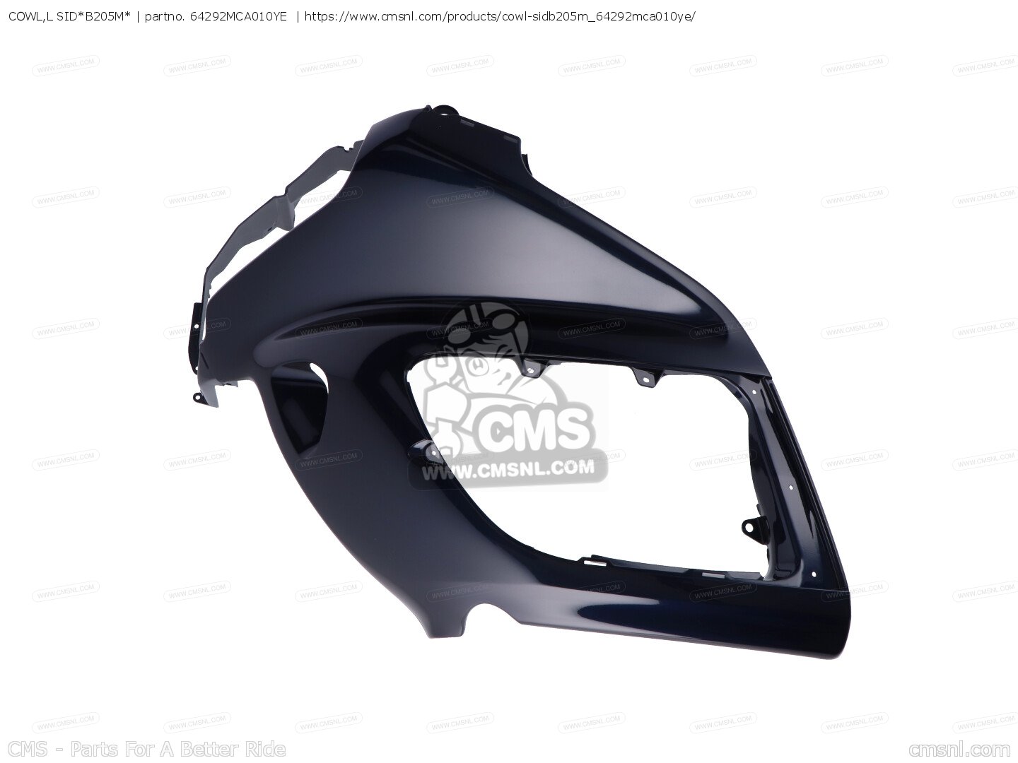 64292MCA010YE: COWL,L SID*B205M* Honda - buy the 64292-MCA-010YE at CMSNL