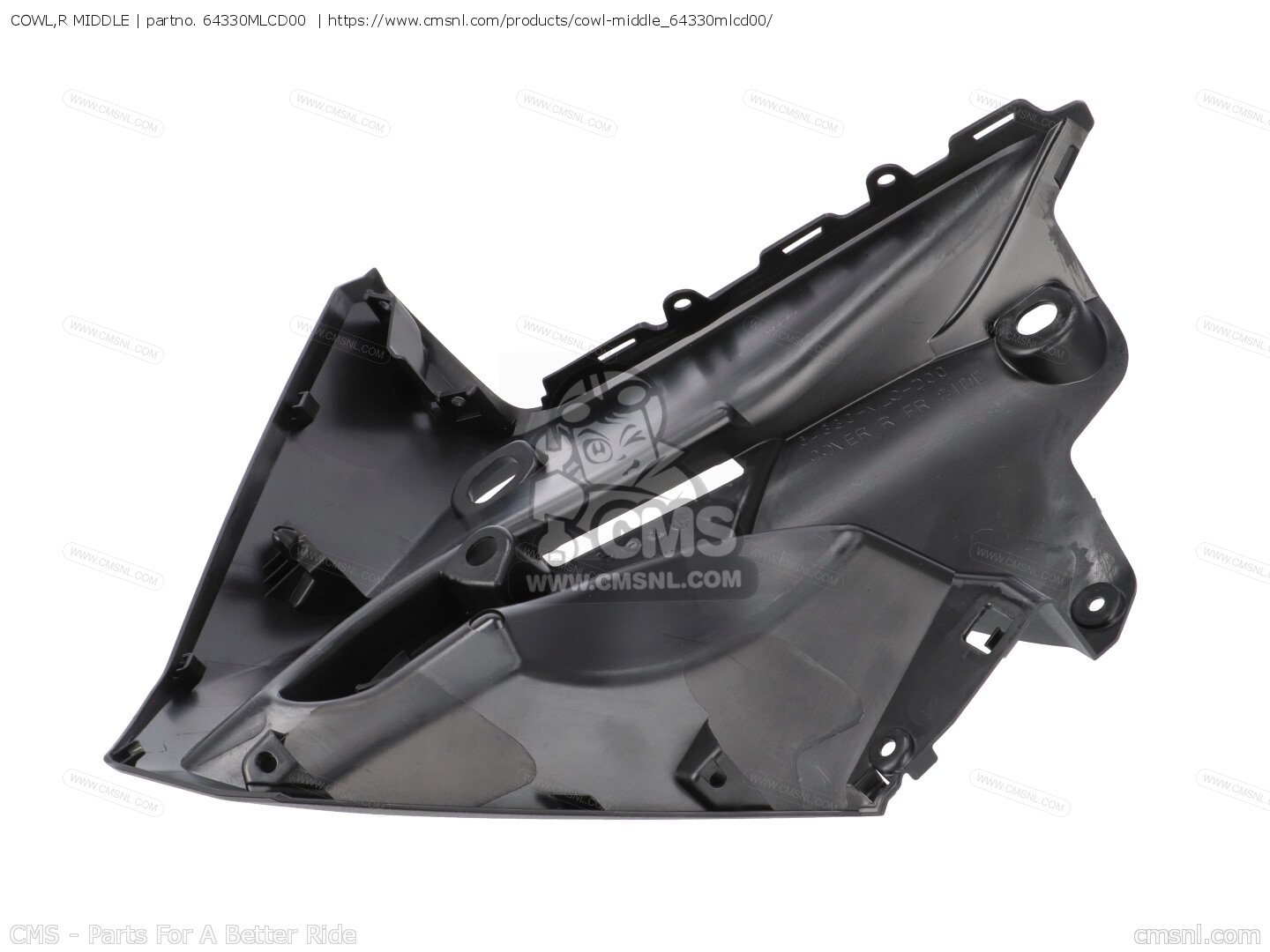 64330MLCD00: COWL,R MIDDLE Honda - buy the 64330-MLC-D00 at CMSNL