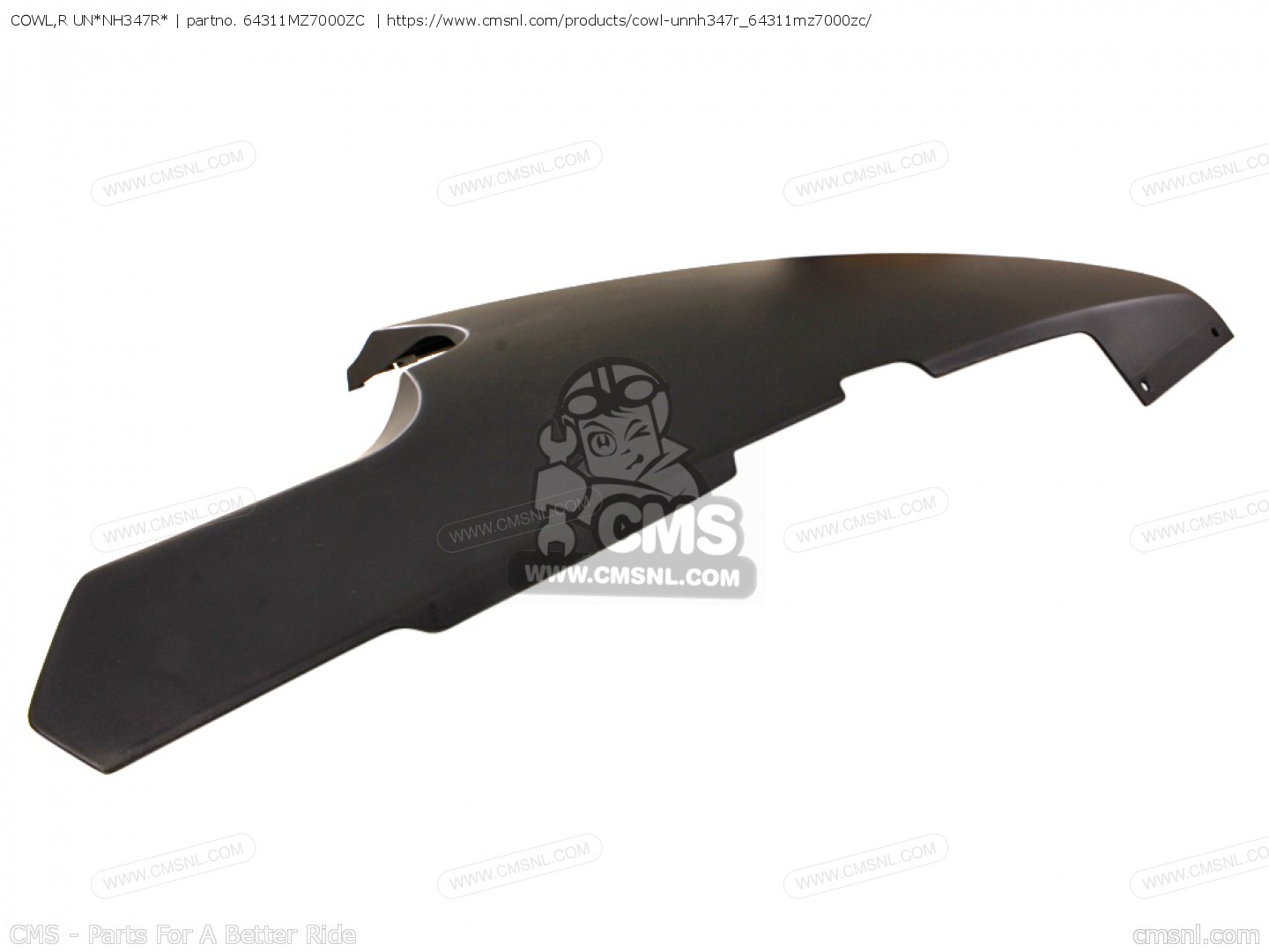 マイルダー 64311MZ7000ZC: COWL,R UN*NH347R* Honda - buy the 64311-MZ7-000ZC