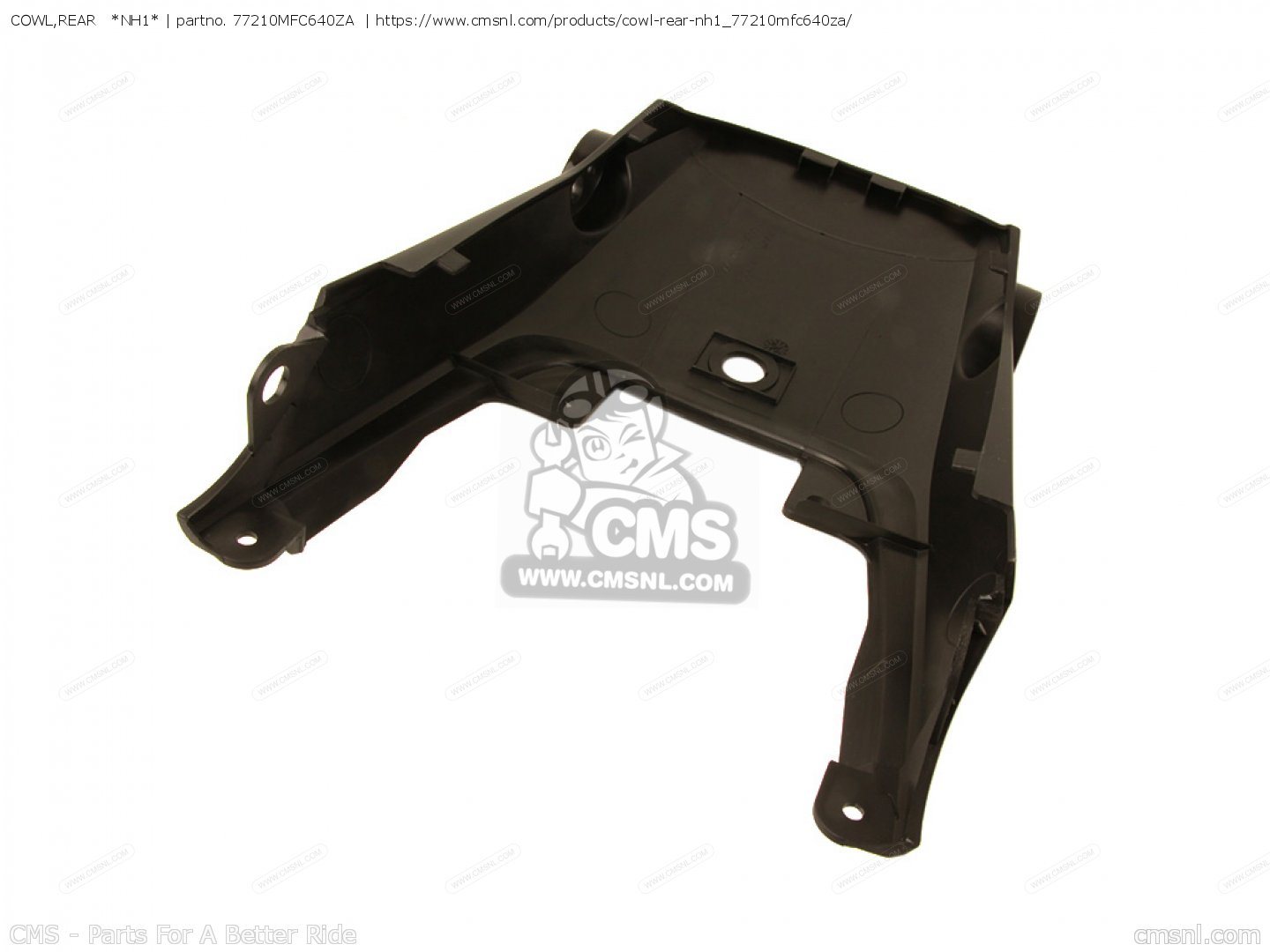 77210MFC640ZA: Cowl,rear *nh1* Honda - buy the 77210-MFC-640ZA at