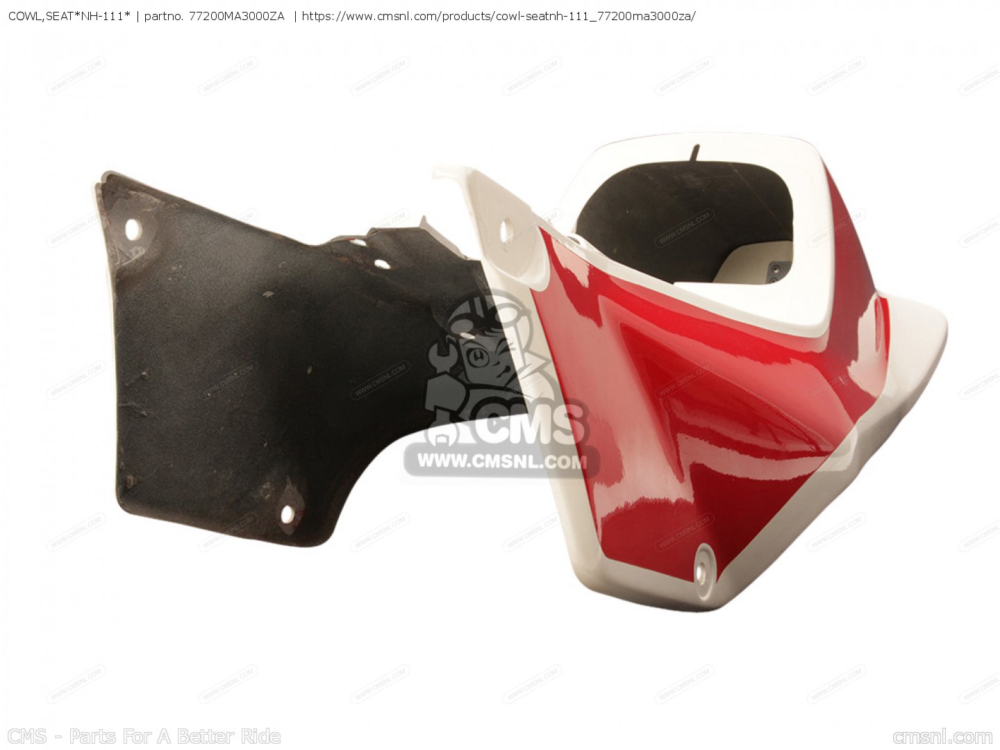 COWL,SEAT*NH111* for CB1100RBI AUSTRALIA (13MA3B24) order at CMSNL