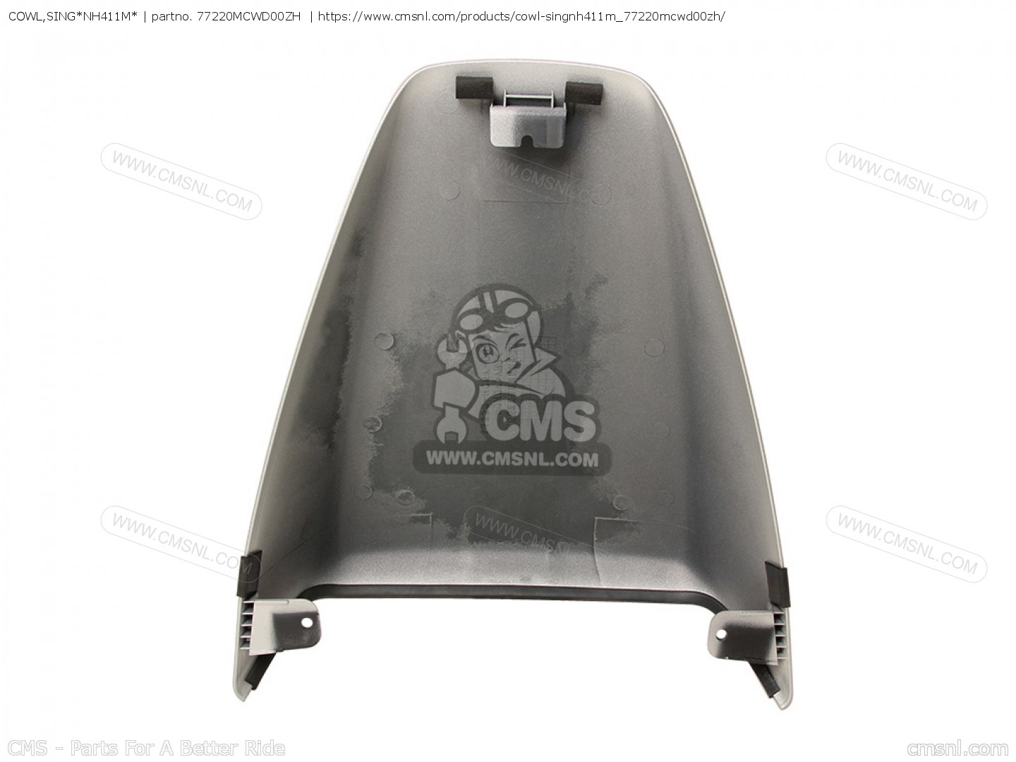 77220MCWD00ZH: COWL,SING*NH411M* Honda - buy the 77220-MCW-D00ZH