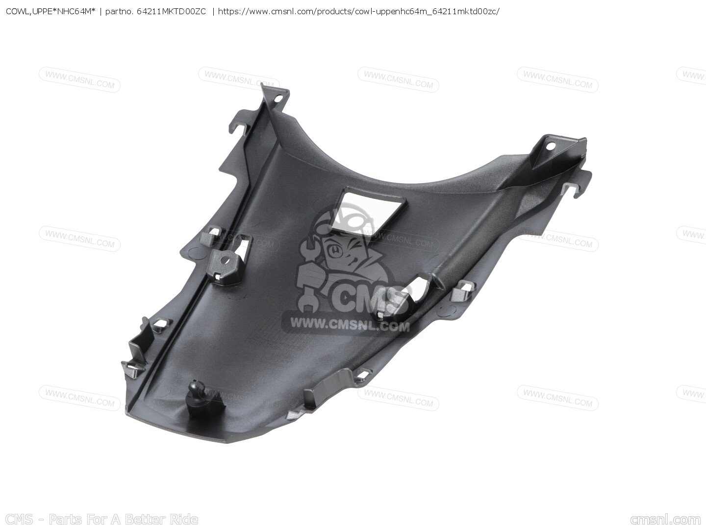 64211MKTD00ZC: COWL,UPPE*NHC64M* Honda - buy the 64211-MKT
