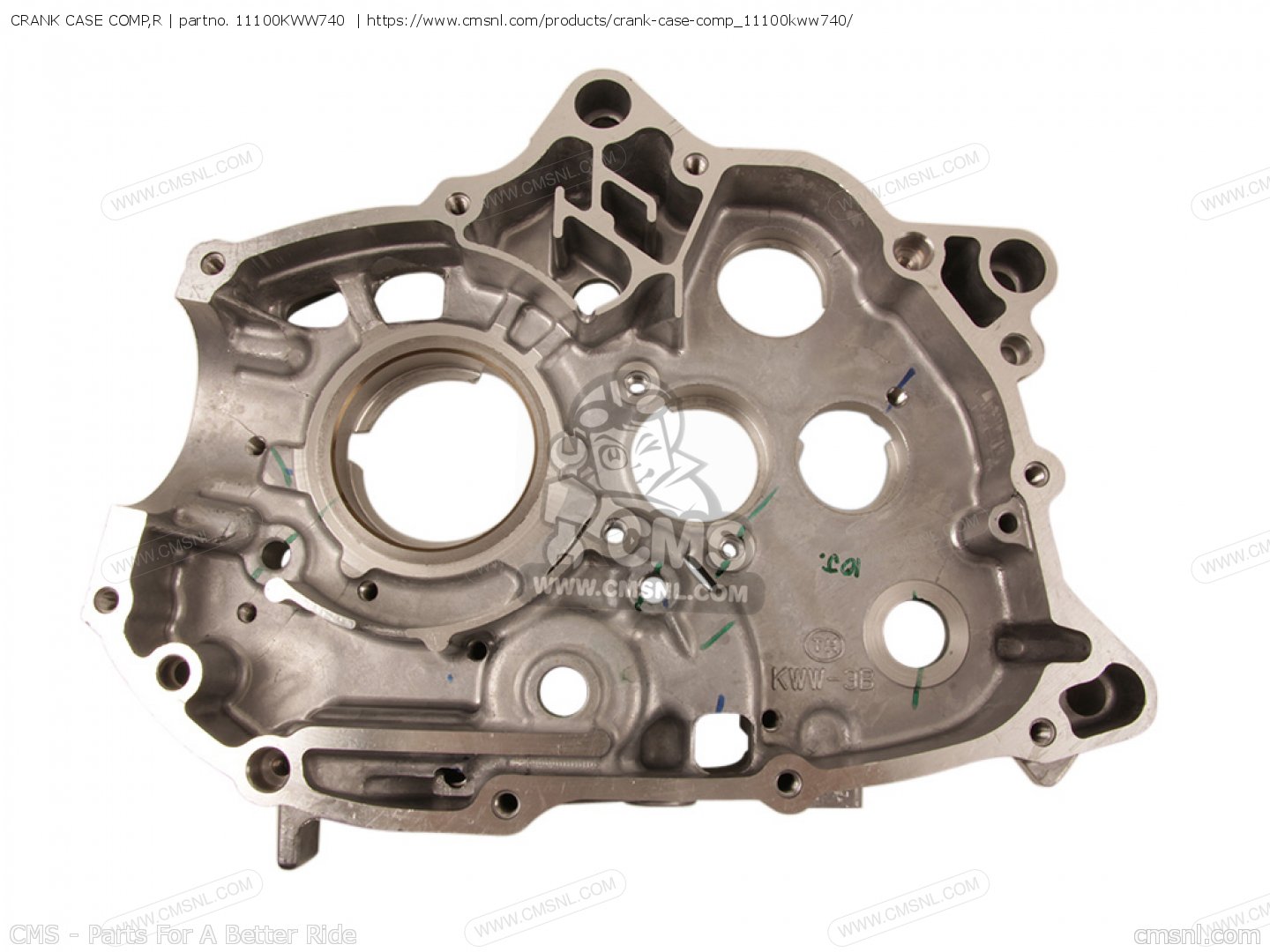 11100KWW740: Crank Case Comp,r Honda - buy the 11100-KWW-740