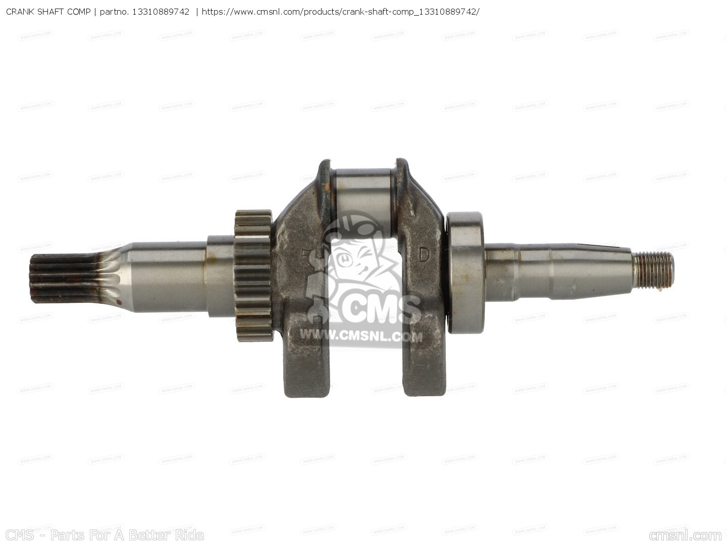 13310889742 Crank Shaft Comp Honda buy the 13310889742 at CMSNL