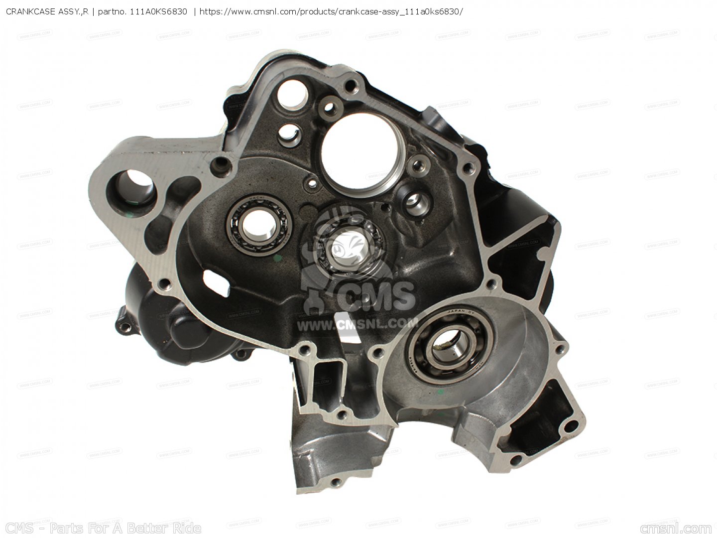 CRANKCASE ASSY.,R for CR125R 1988 (J) EUROPEAN DIRECT SALES order at
