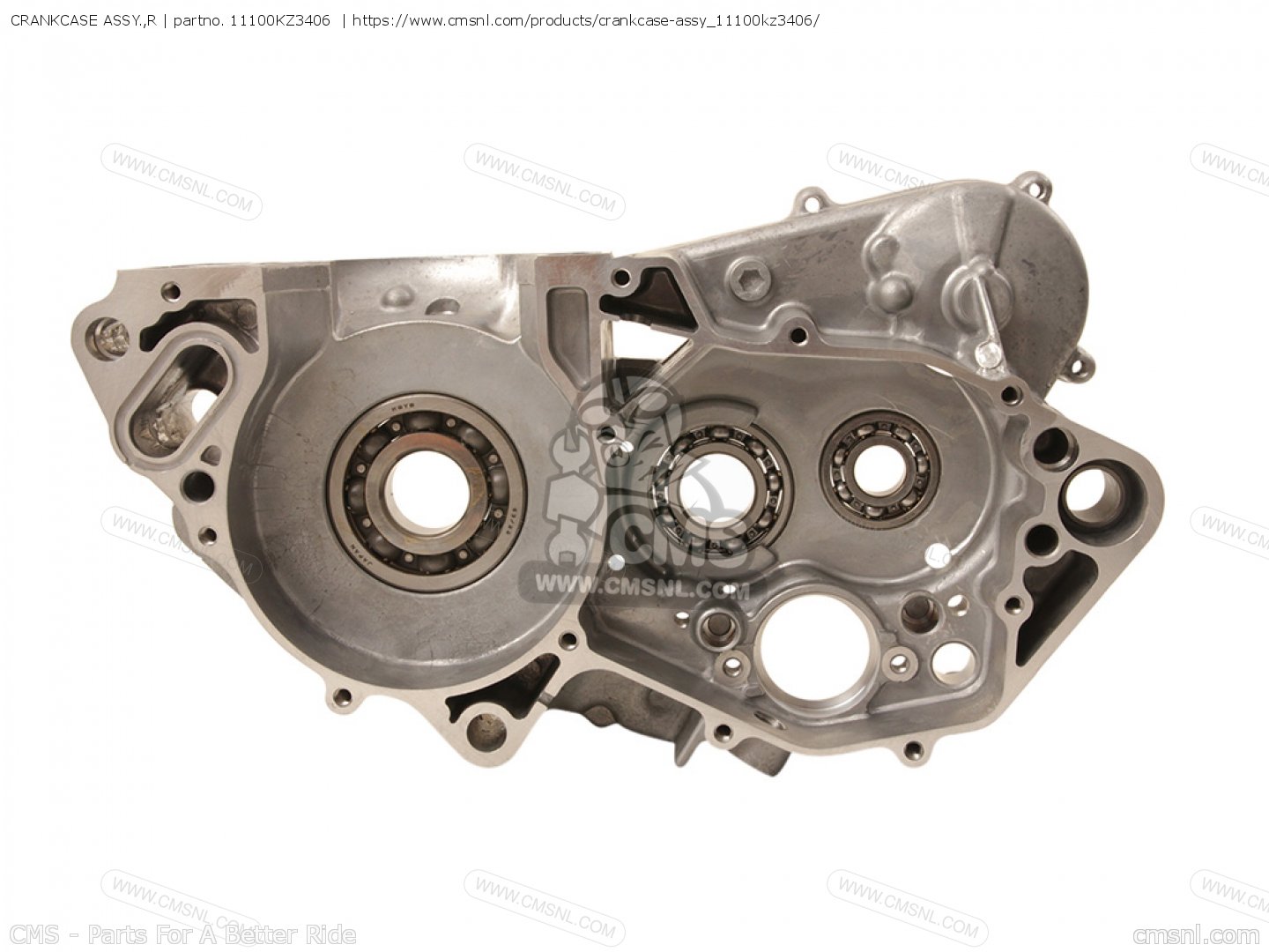 11100KZ3406: CRANKCASE ASSY.,R Honda - buy the 11100-KZ3-406