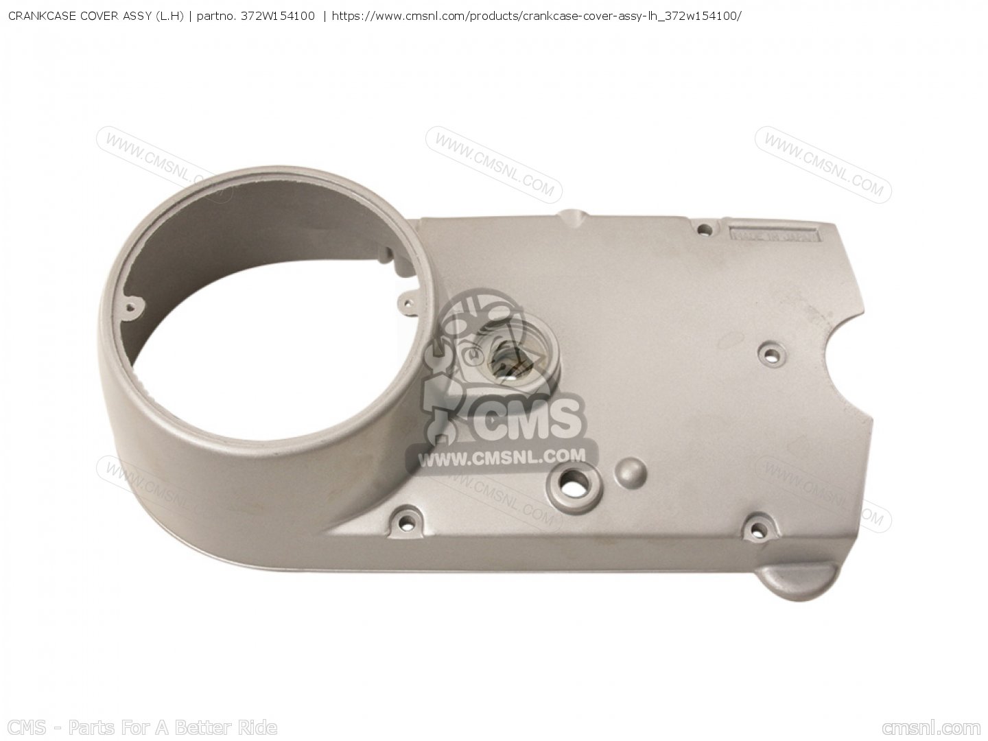 372W154100 Crankcase Cover Assy (l.h) Yamaha buy the 372W154100 at
