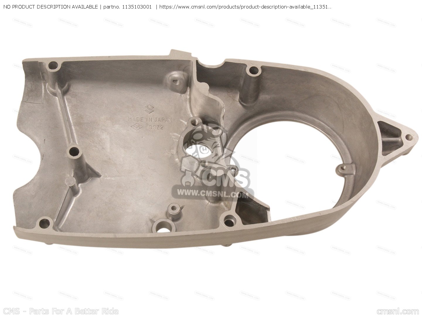 1135103001 Crankcase Left Cover Suzuki buy the 1135103001000 at CMSNL