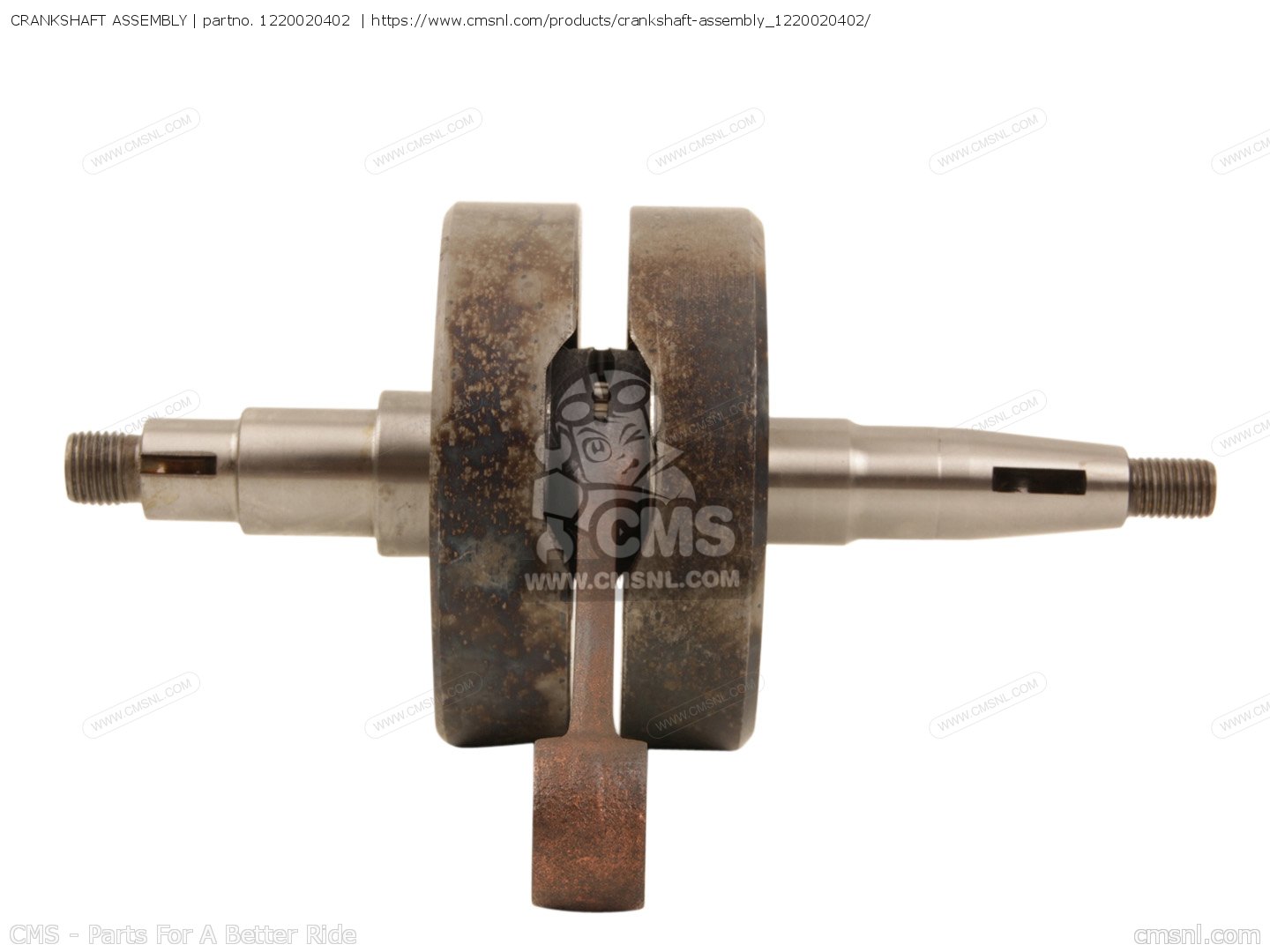 CRANKSHAFT ASSEMBLY for RM80 1982 (Z) USA (E03) - order at CMSNL CRANKSHAFT ASSEMBLY for RM80 1982 (Z) USA (E03) - order at CMSNL