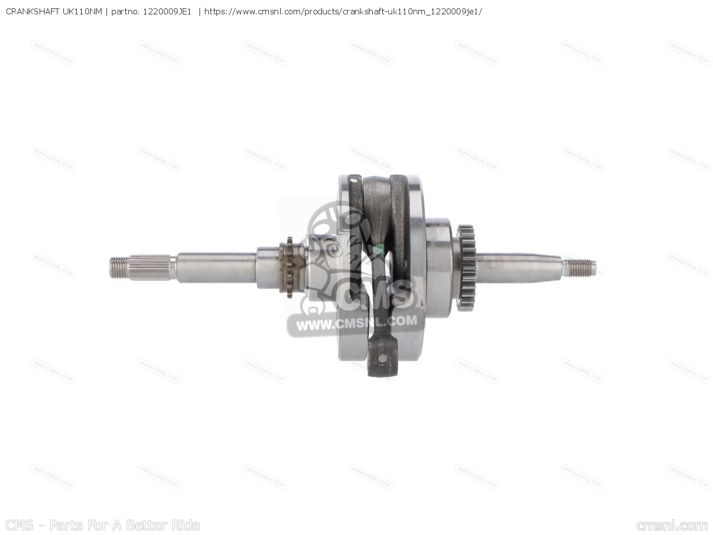 1220009JE1000 Crankshaft Assy Suzuki buy the 1220009JE1000 at CMSNL