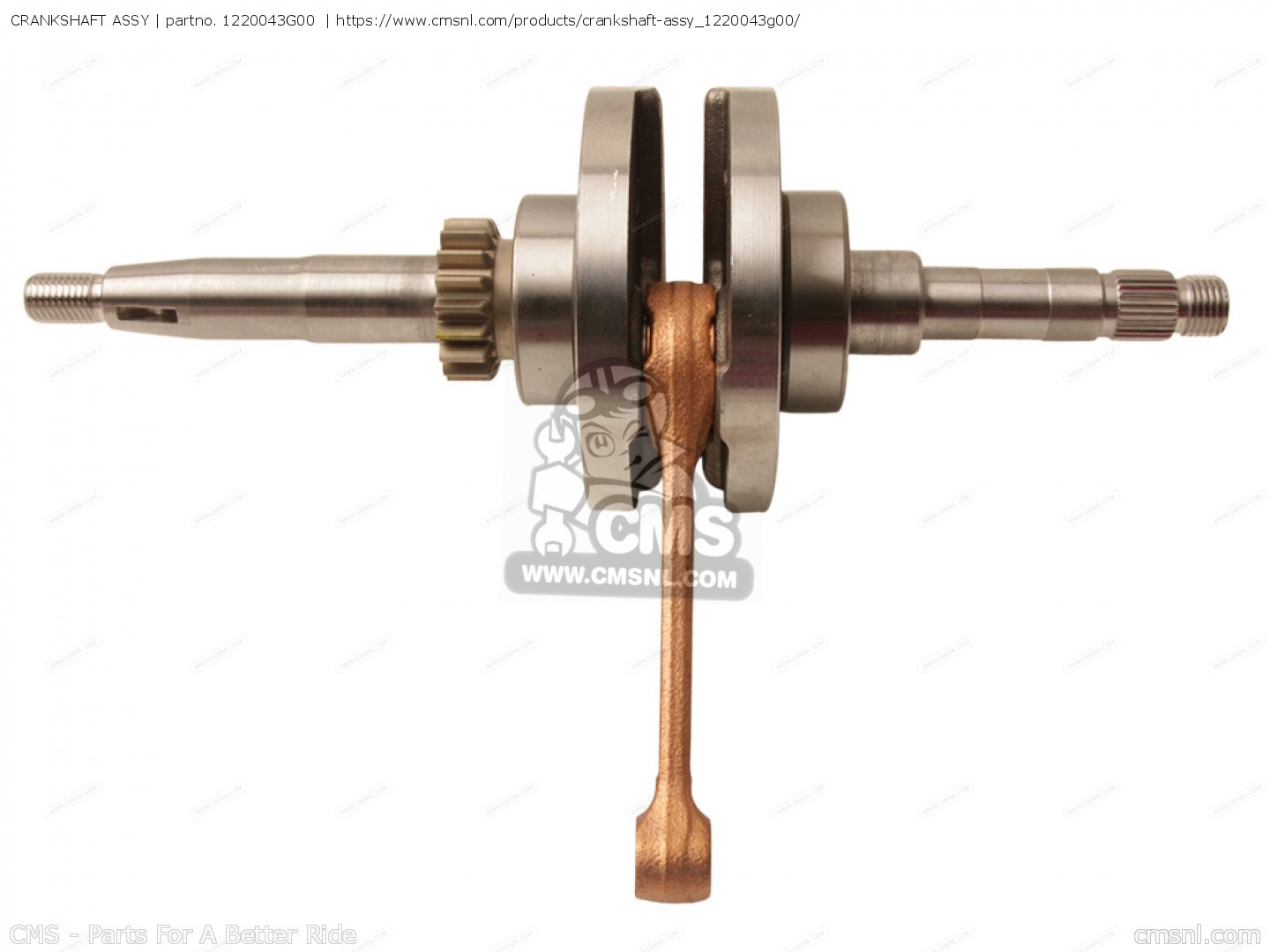 1220043G00 Crankshaft Assy Suzuki buy the 1220043G00 at CMSNL