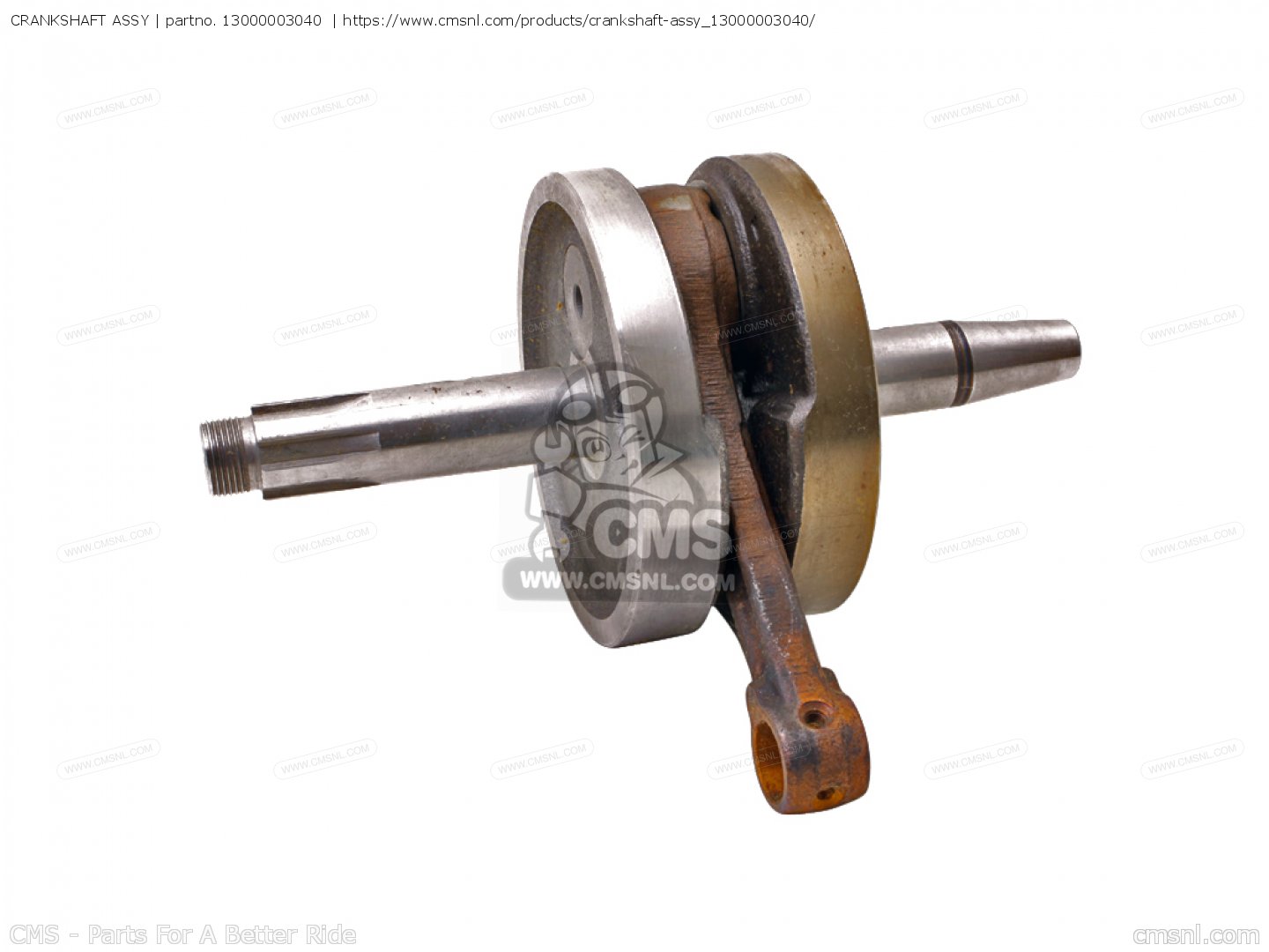 CRANKSHAFT ASSY for C102 WORLDWIDE EXCEPT USA order at CMSNL