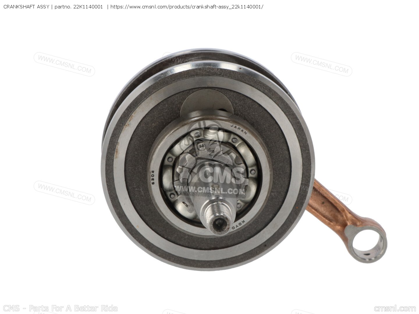 CRANKSHAFT ASSY for Yamaha - order at CMSNL CRANKSHAFT ASSY for Yamaha - order at CMSNL