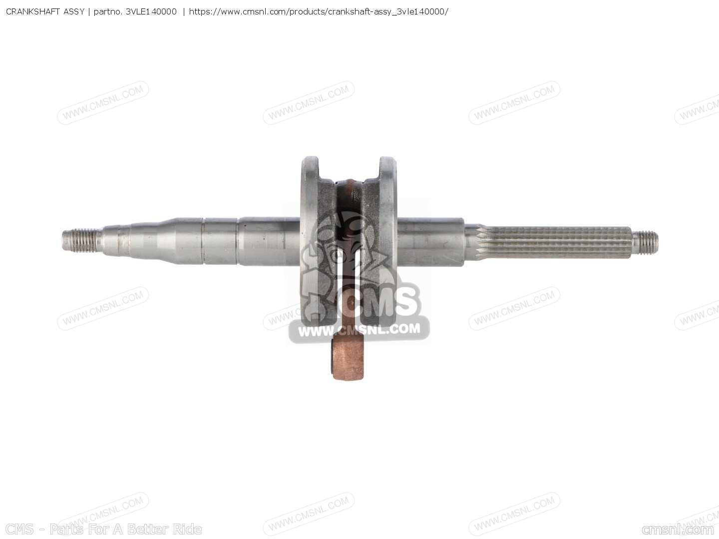 3VLE140000 Crankshaft Assy Yamaha buy the 3VLE140000 at CMSNL