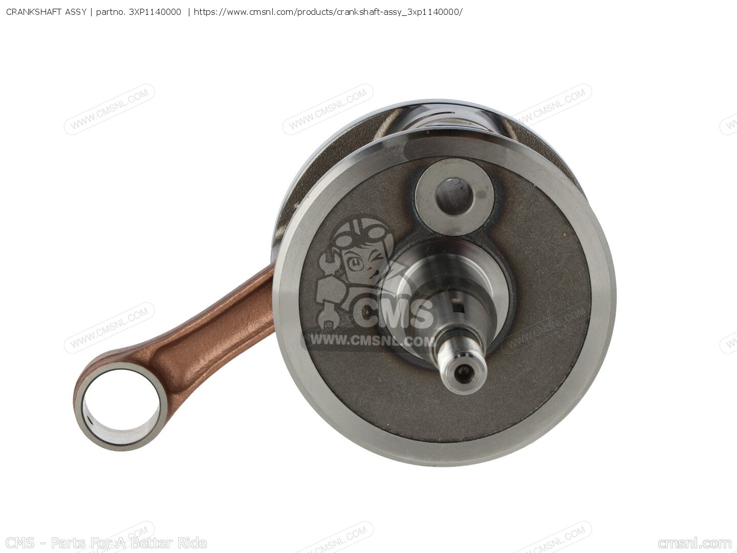 3XP1140000: CRANKSHAFT ASSY Yamaha - buy the 3XP-11400-00-00