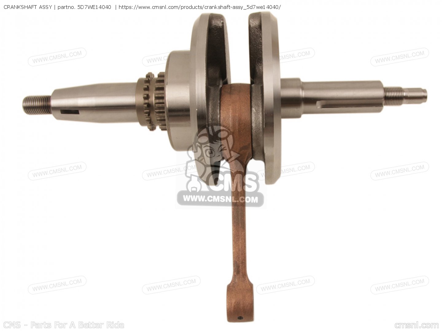 5D7WE14040: CRANKSHAFT ASSY Yamaha - buy the 5D7-WE140-40-00