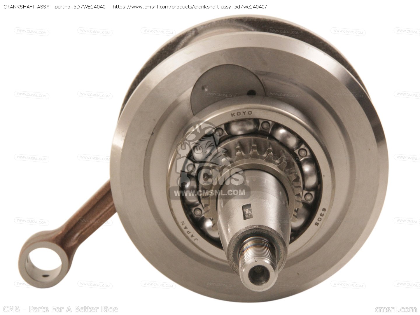 5D7WE14040: CRANKSHAFT ASSY Yamaha - buy the 5D7-WE140-40-00