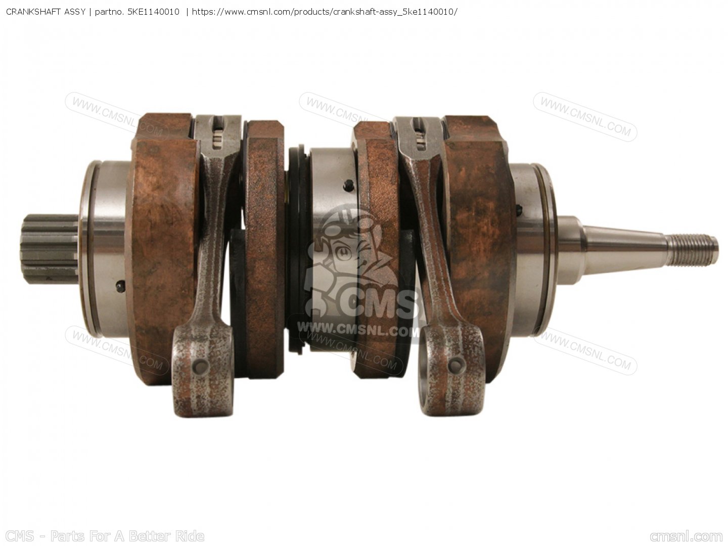 5KE1140010 Crankshaft Assy Yamaha buy the 5KE114001000 at CMSNL