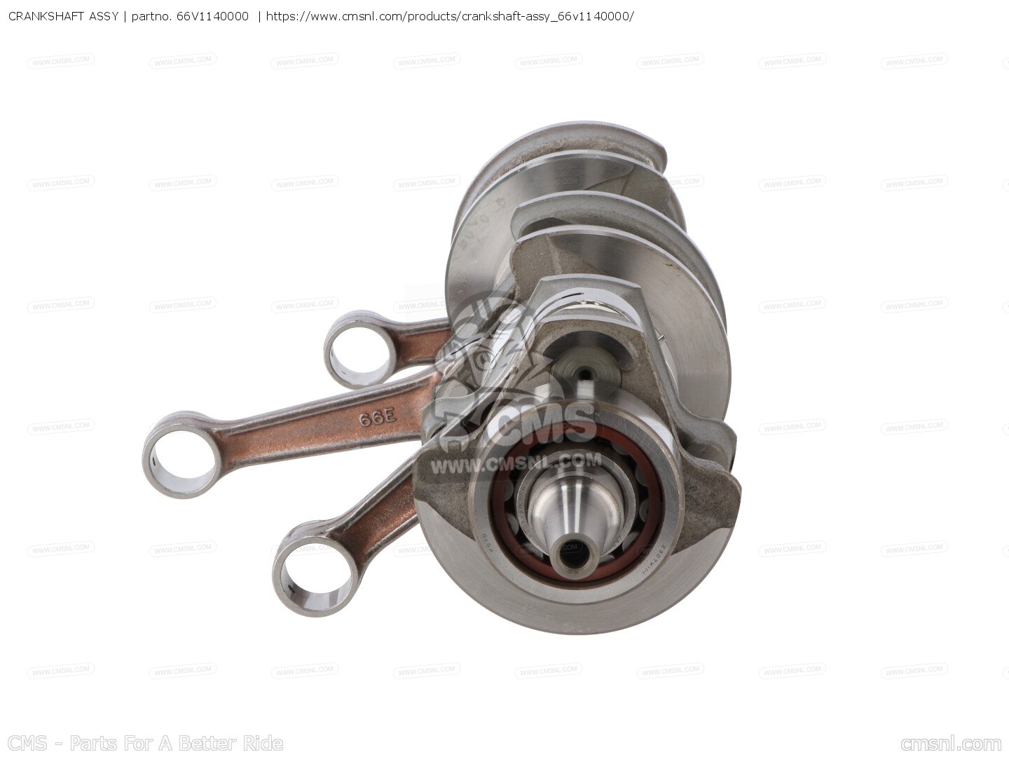 66V1140000: CRANKSHAFT ASSY Yamaha - buy the 66V-11400-00-00