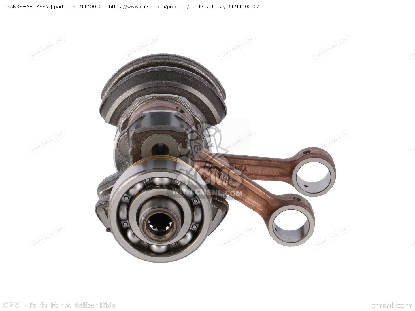 6L21140010: CRANKSHAFT ASSY Yamaha - buy the 6L2-11400-10-00 6L21140010: CRANKSHAFT ASSY Yamaha - buy the 6L2-11400-10-00