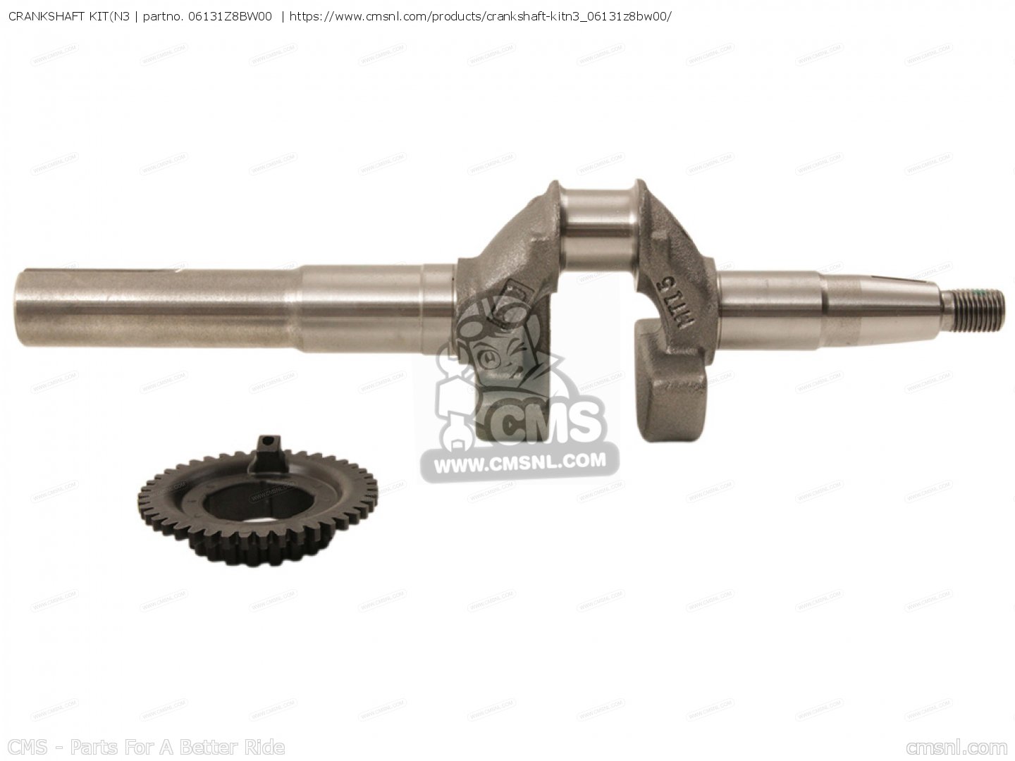 06131Z8BW00: CRANKSHAFT KIT(N3 Honda - buy the 06131-Z8B-W00