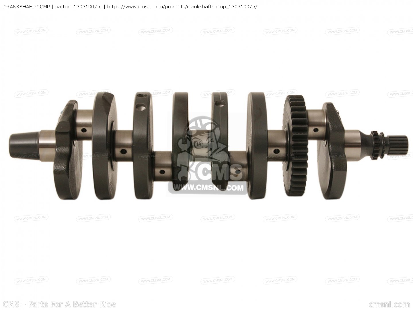 130310075: CRANKSHAFT-COMP Kawasaki - buy the 13031-0075 at