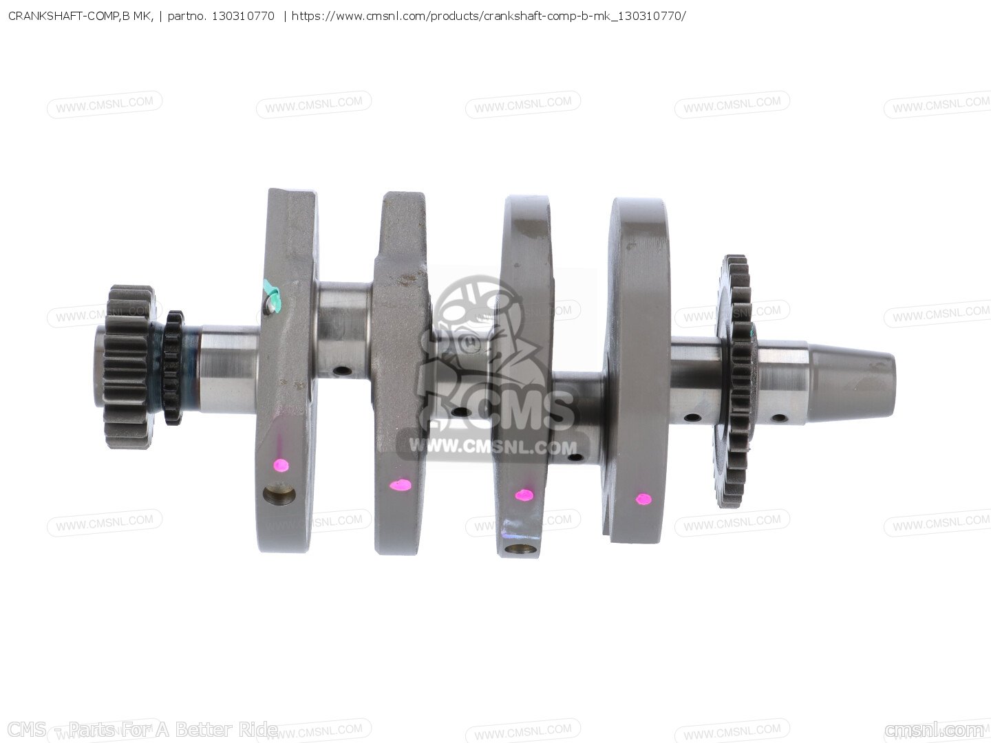 ちん 130310770: CRANKSHAFT-COMP,B MK, Kawasaki - buy the 13031