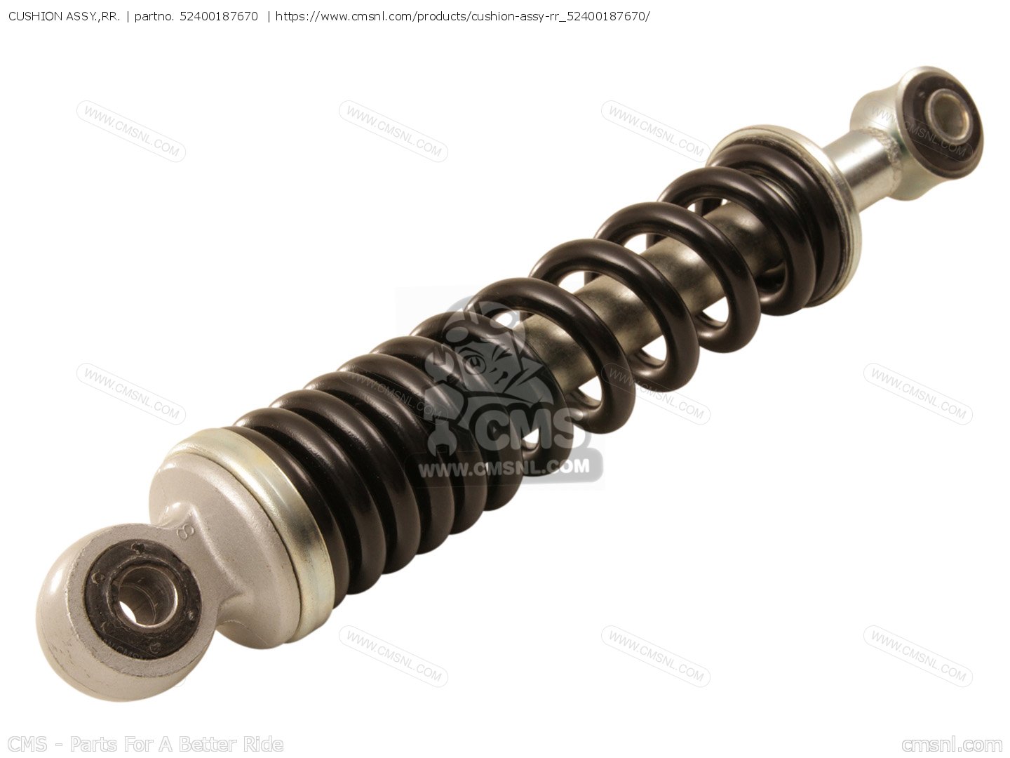 52400187670 Cushion Assy.,rr. Honda buy the 52400187670 at CMSNL