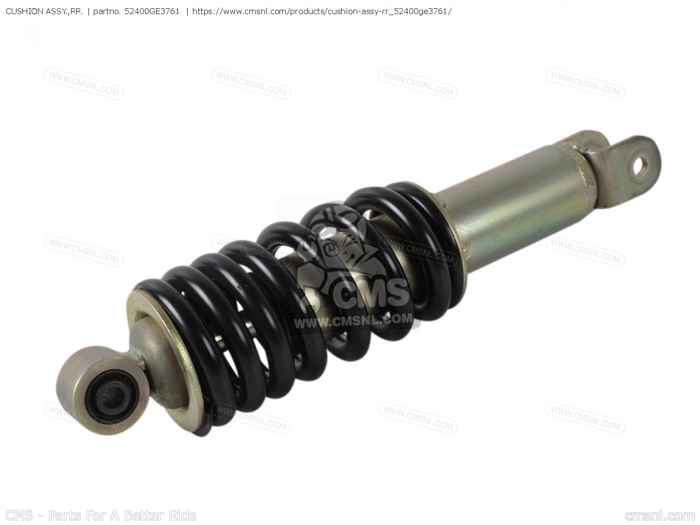 52400GE3761 Cushion Assy.,rr. Honda buy the 52400GE3761 at CMSNL