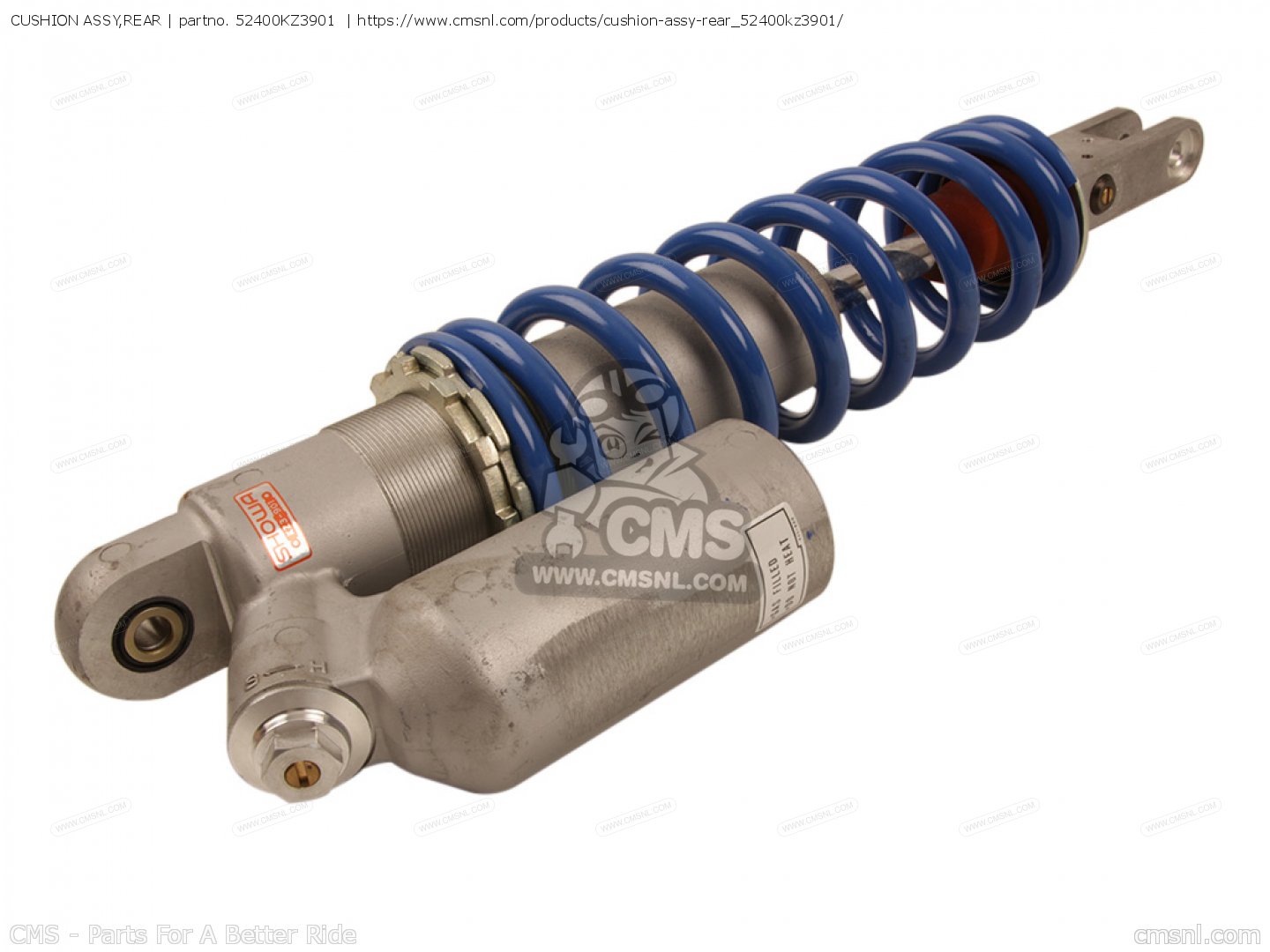 CUSHION ASSY,REAR for CR250R ELSINORE 1993 (P) USA order at CMSNL