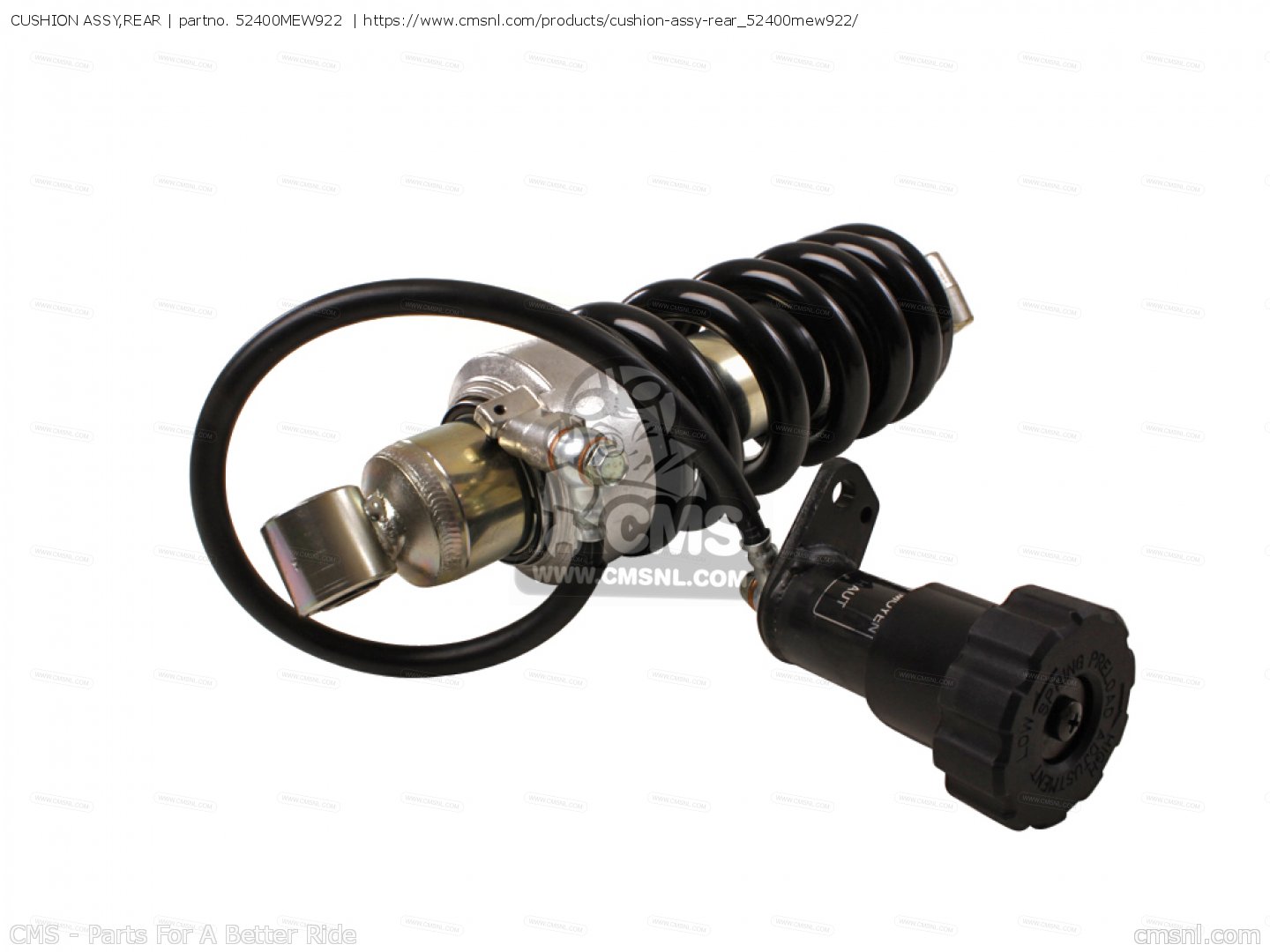 CUSHION ASSY,REAR for NT700V 2006 (6) EUROPEAN DIRECT SALES order at