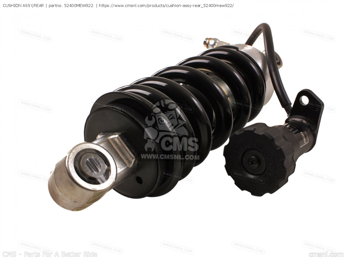 52400MEW922 Cushion Assy,rear Honda buy the 52400MEW922 at CMSNL