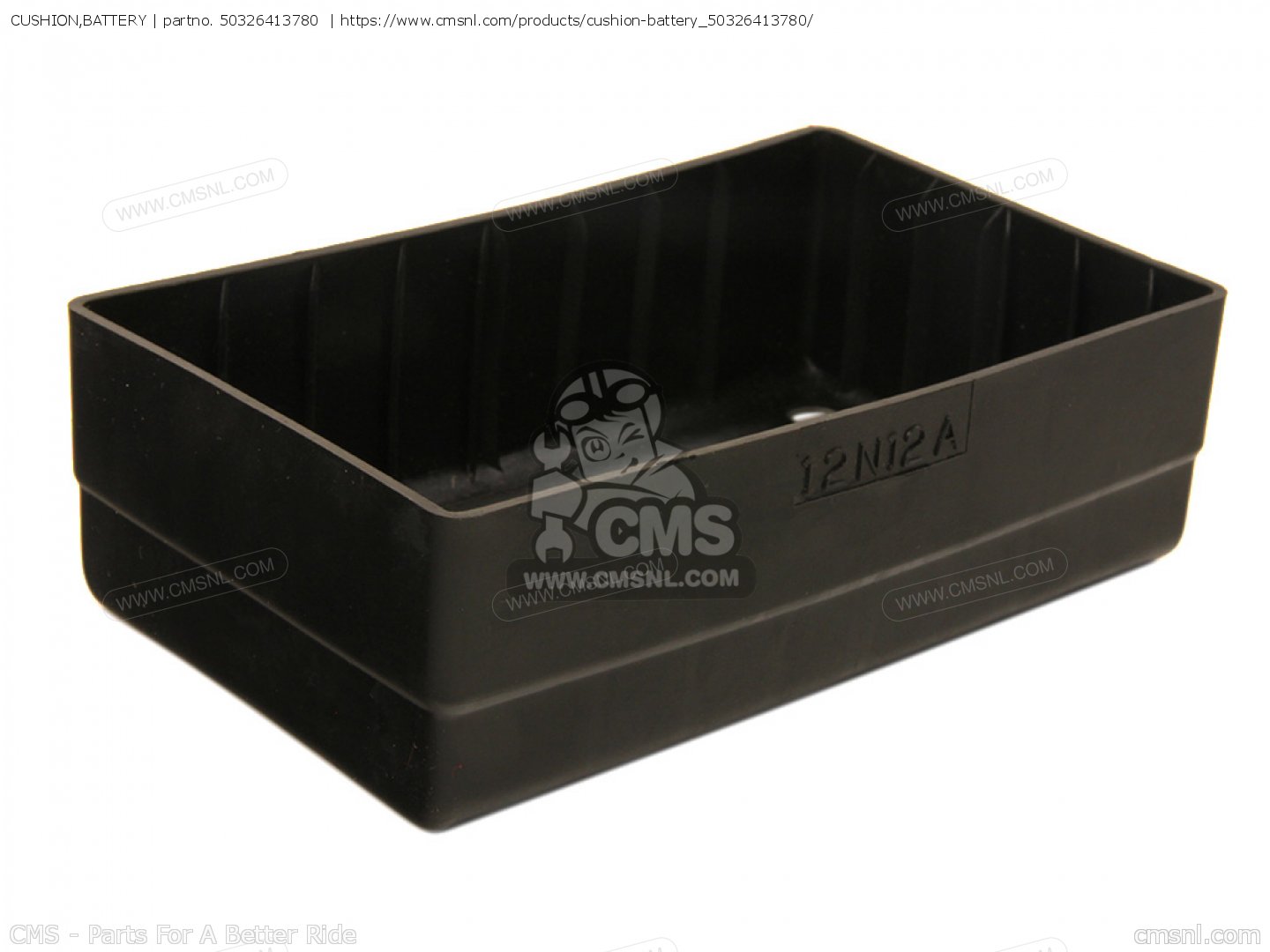 CUSHION,BATTERY for CB400A HAWK HONDAMATIC 1978 USA order at CMSNL