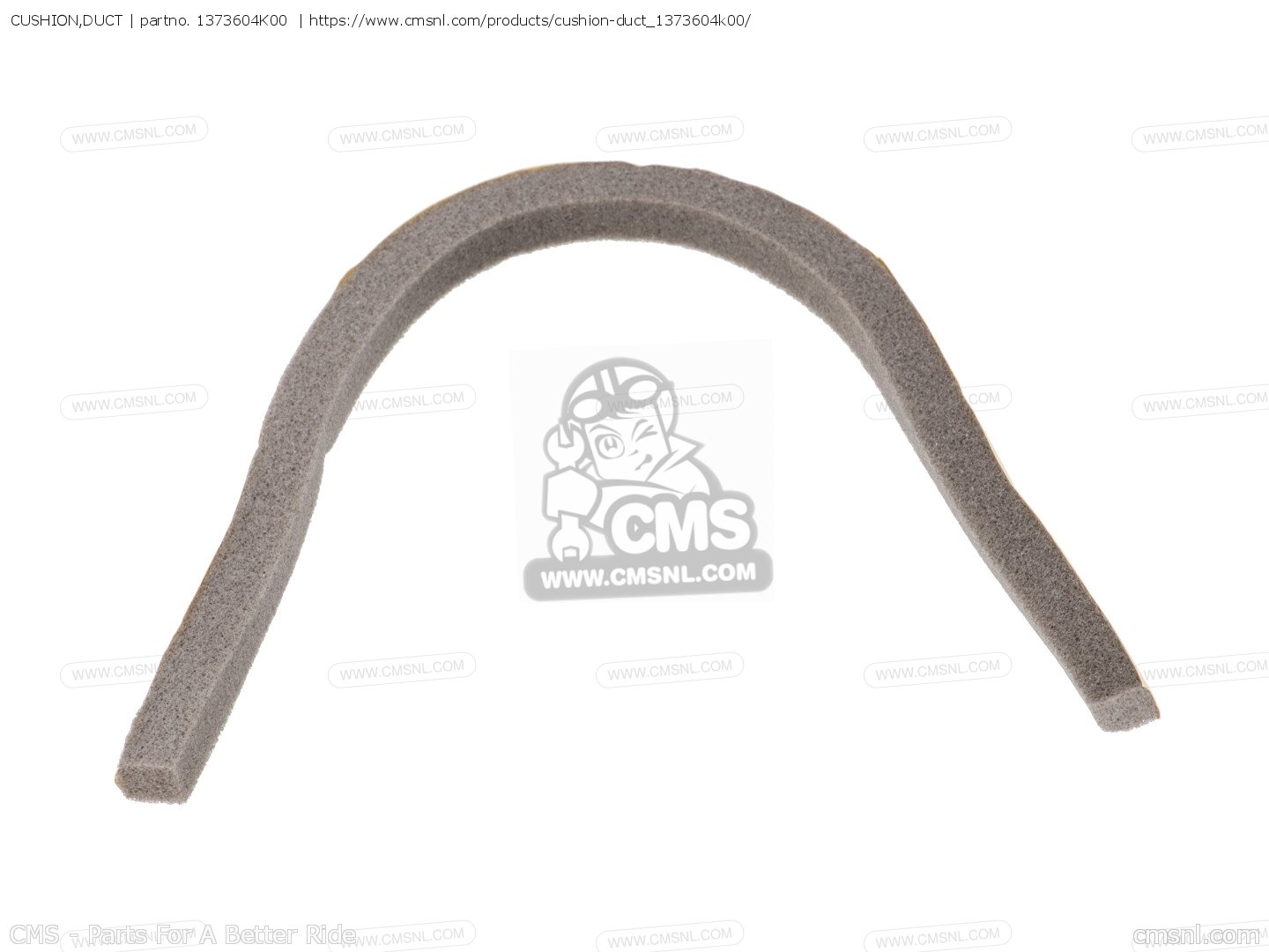 1373604K00 Cushion,duct Suzuki buy the 1373604K00 at CMSNL