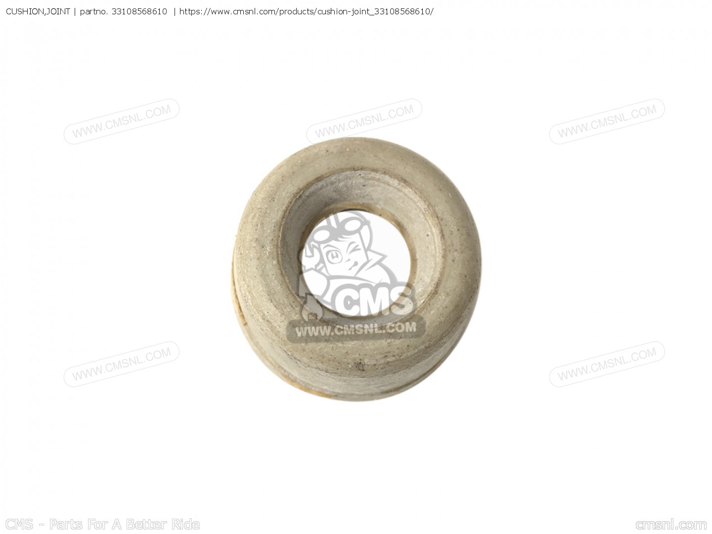 CUSHION,JOINT for CB750K2 FOUR EUROPEAN DIRECT SALES order at CMSNL