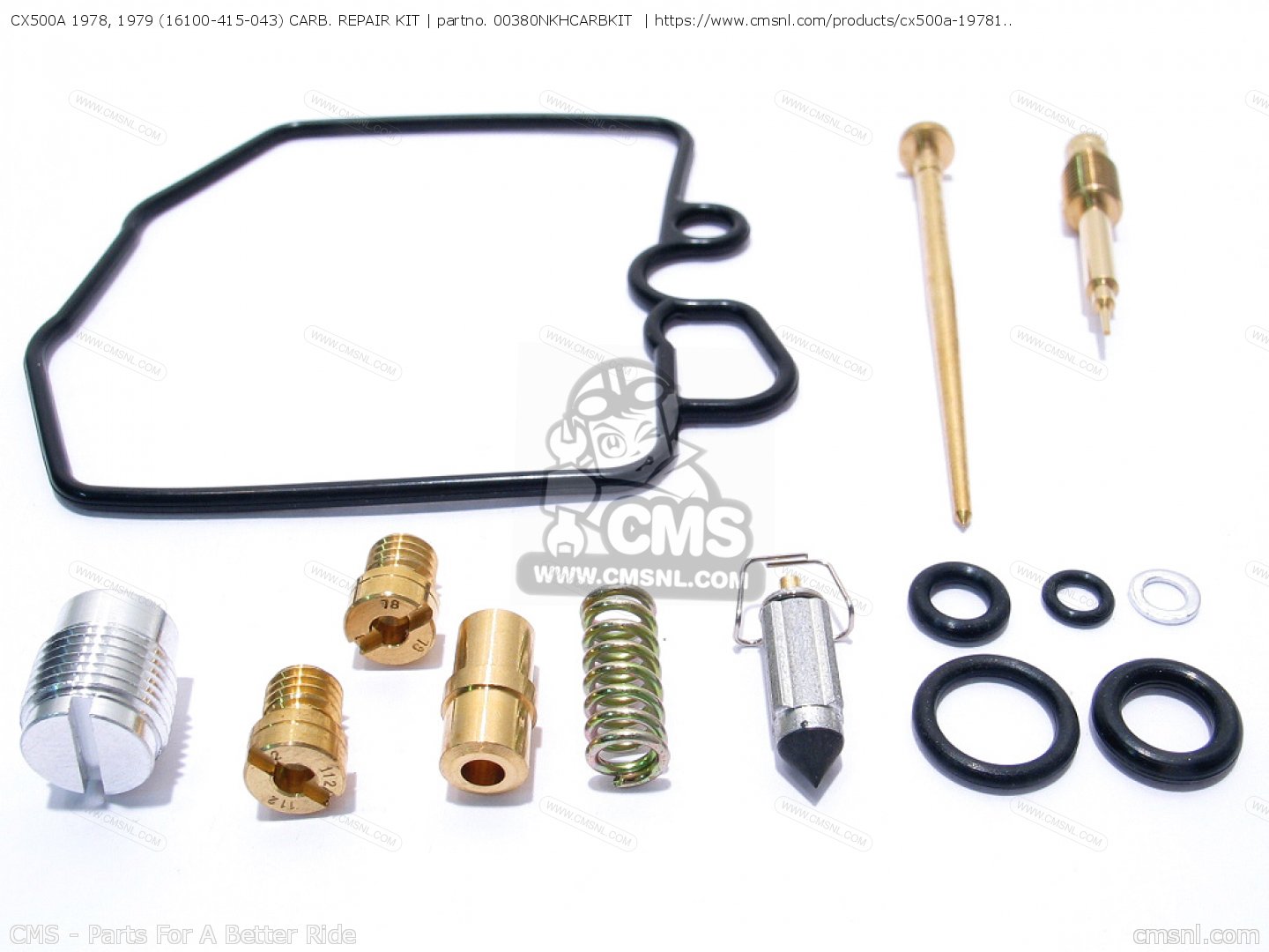 CX500A 1978, 1979 (16100415043) CARB. REPAIR KIT for CX500 1980 (A
