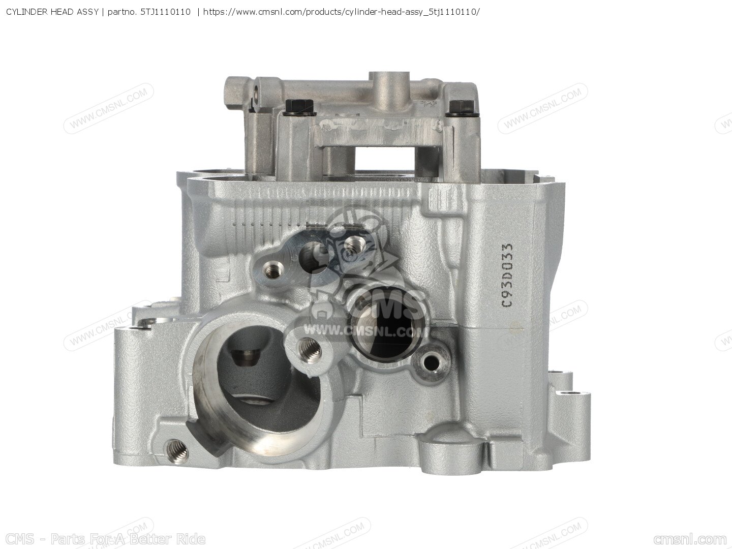 CYLINDER HEAD ASSY for Yamaha - order at CMSNL