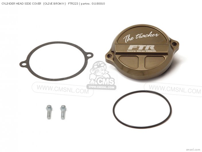 Takegawa CYLINDER HEAD SIDE COVER  (OLIVE BROWN )  FTR223 01180010