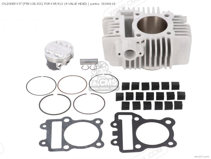 Takegawa CYLINDER KIT (F59/138.3CC) FOR KSR/KLX (4-VALVE HEAD) 01040118