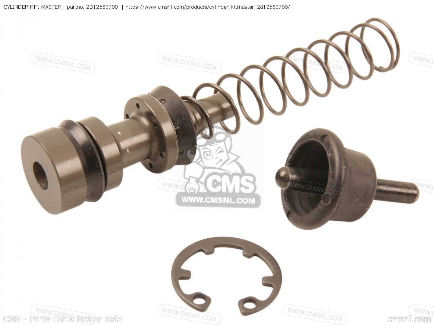 2D12580700 Cylinder Kit, Master Yamaha buy the 2D1258070000 at CMSNL