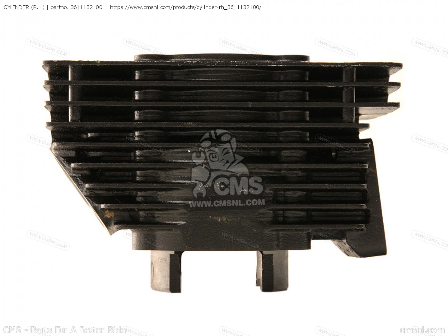 3611132100: CYLINDER (R.H) Yamaha - buy the 361-11321-00-00 at CMSNL