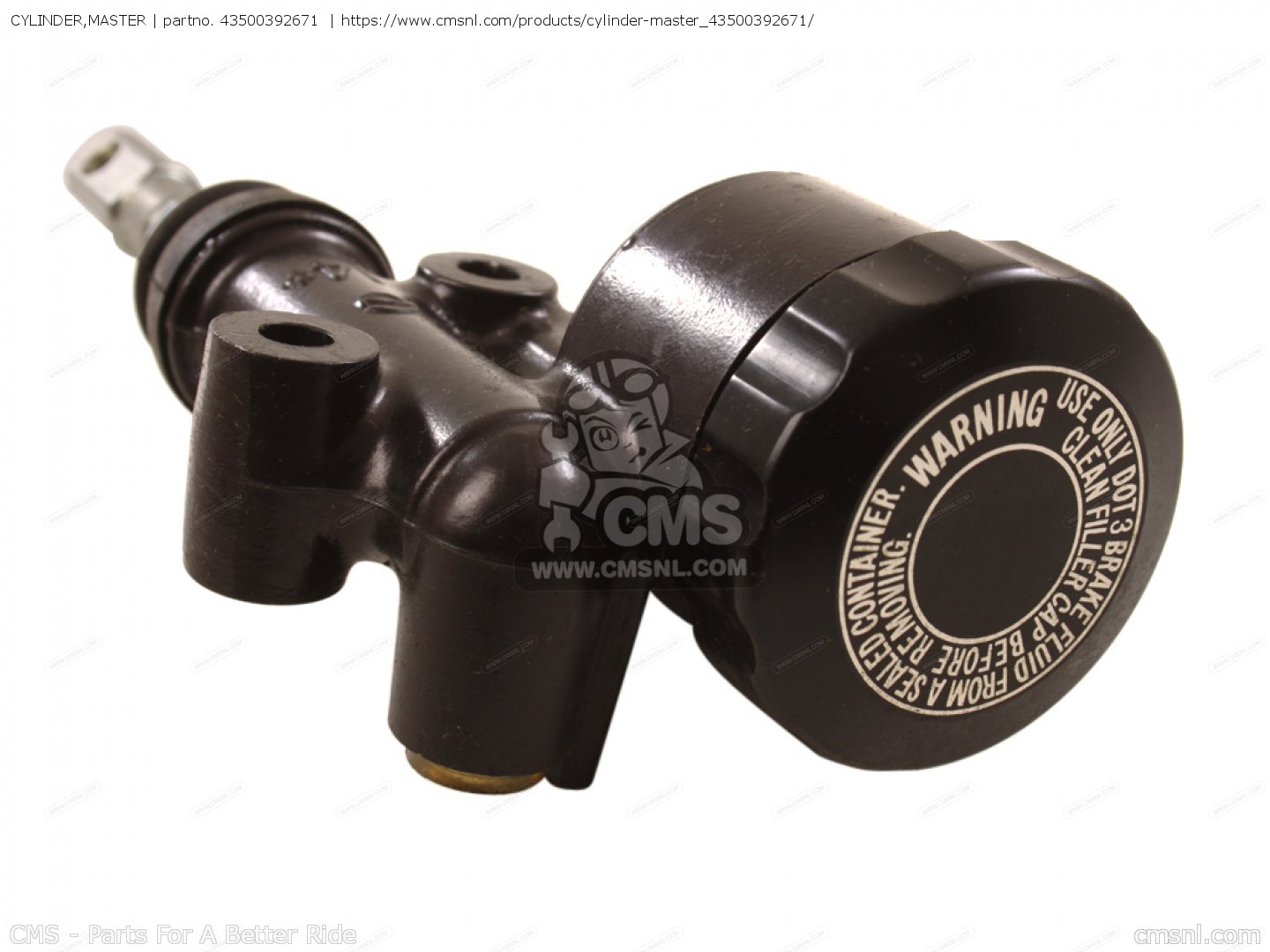 CYLINDER,MASTER for CB750F 750 SUPER SPORT 1976 USA order at CMSNL