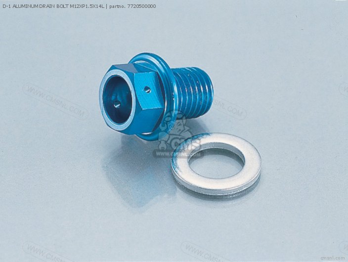 Kitaco D-1 ALUMINUM DRAIN BOLT M12XP1.5X14L 7720500000