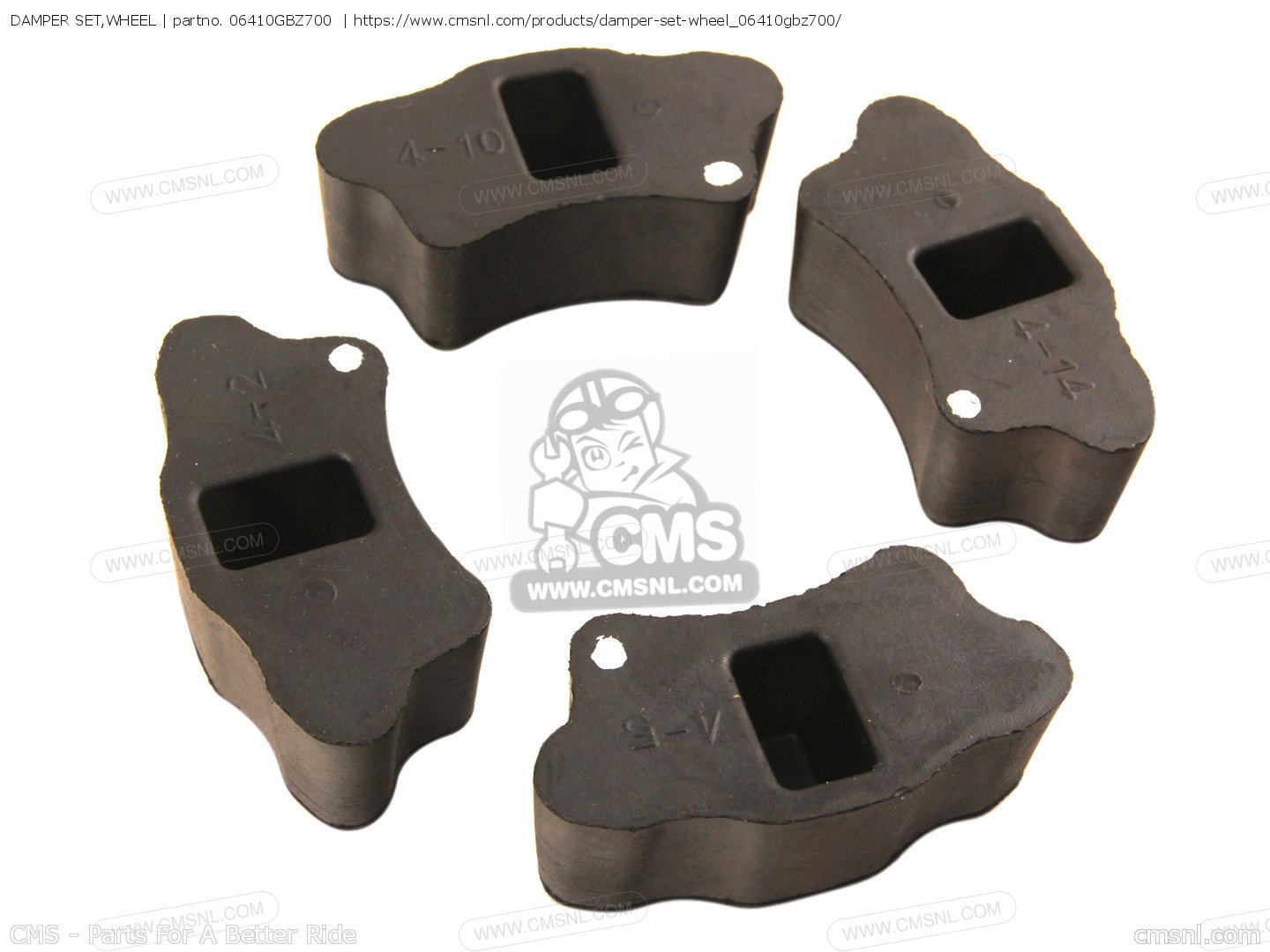 06410GBZ700 Damper Set,wheel Honda buy the 06410GBZ700 at CMSNL